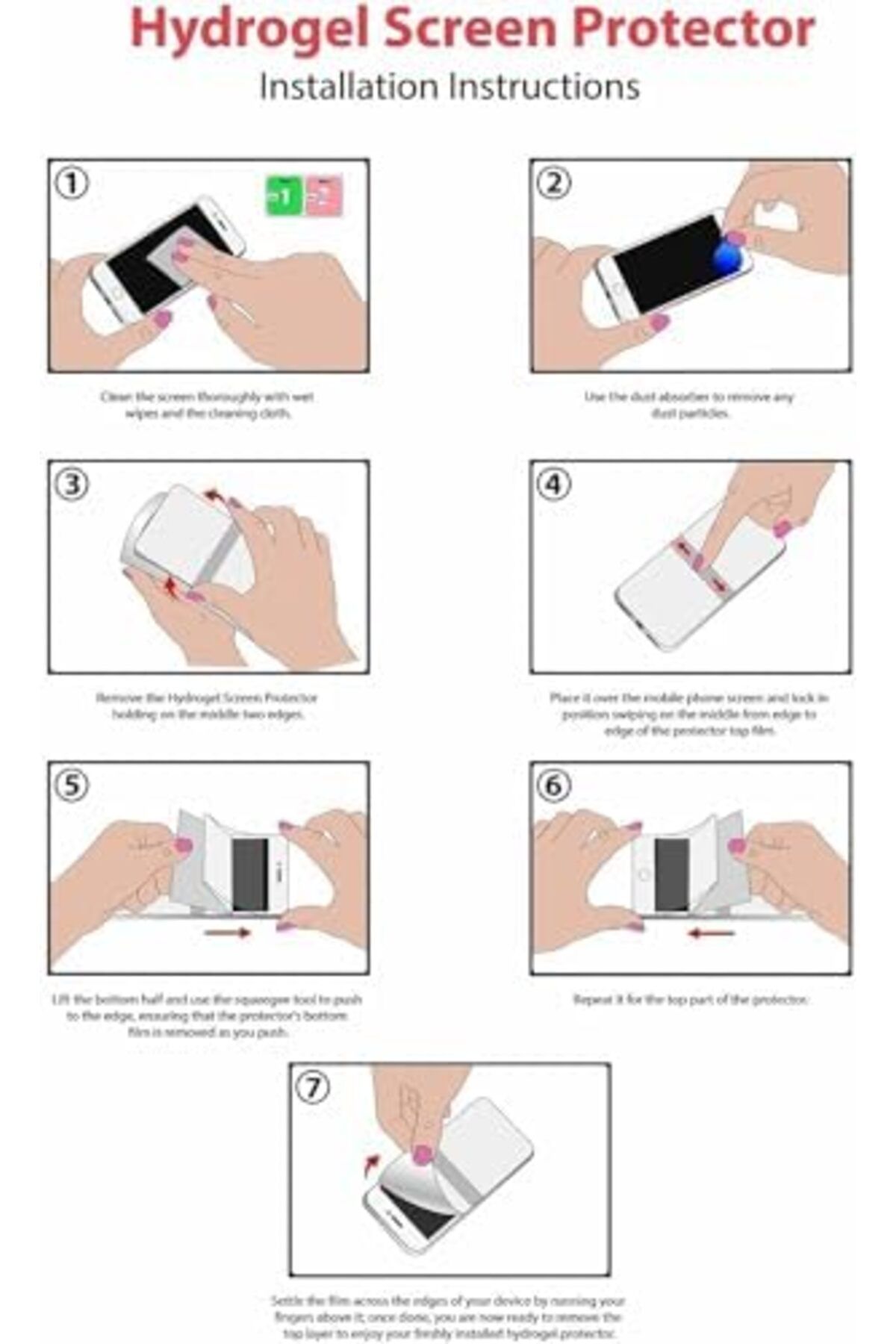 Generic-Tech Skinners iPhone 6s Plus (2015) - 5.5 inches Hydrogel Anti Blue Light Screen Protector 6
