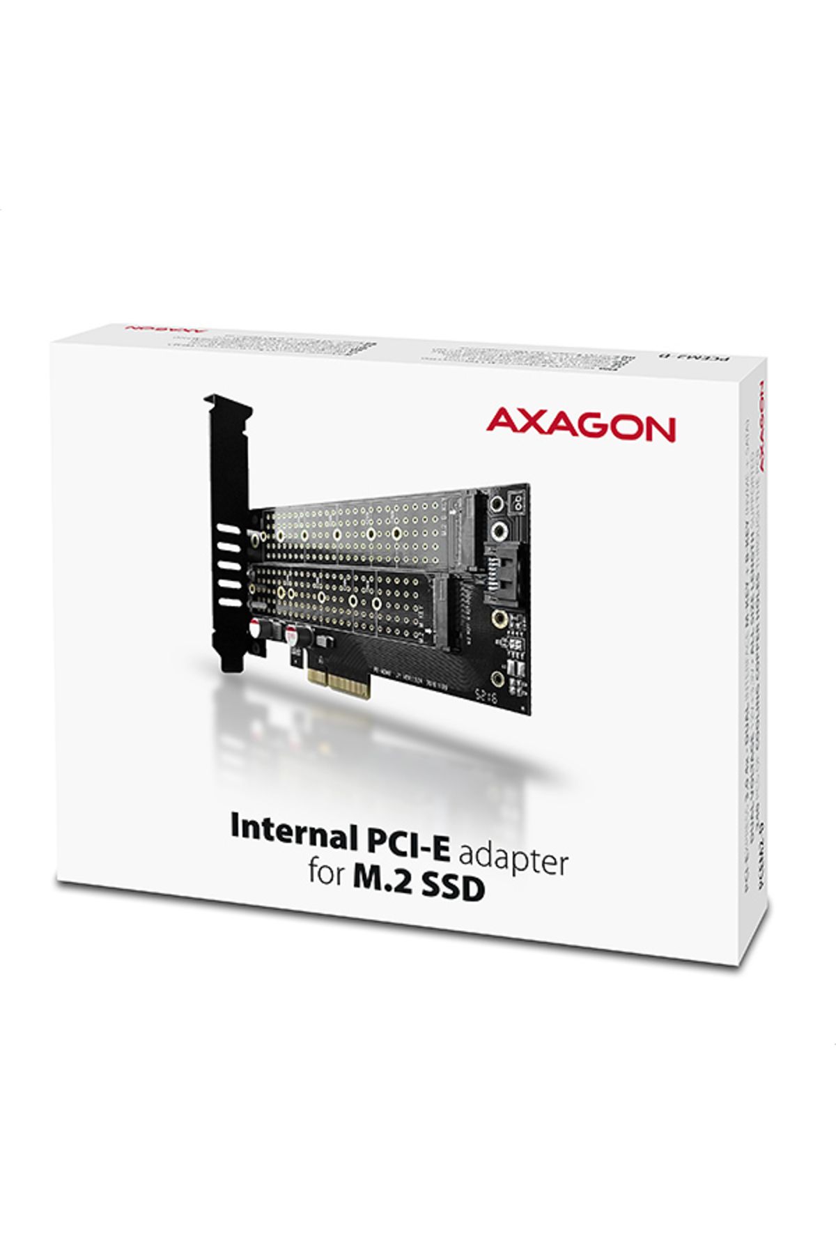 Axagon-PCI-Express x4 adapter to connect up to two M.2 disks to a computer | PCEM2-D 11