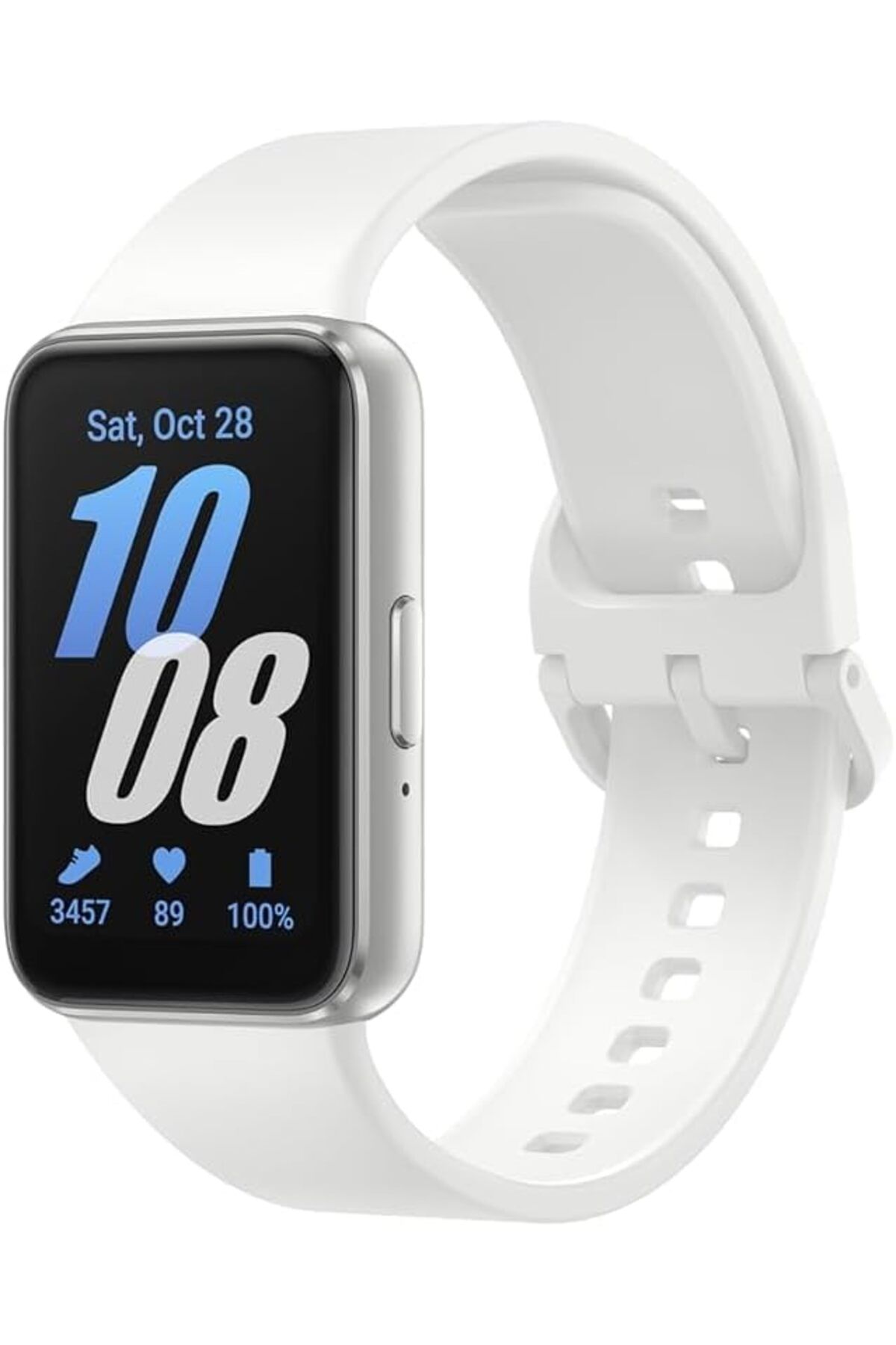 Samsung-Galaxy Fit3 Smartwatch, Exercise and Sleep Tracking, Fall Detection, Bluetooth, 40mm, Silver 1