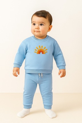 JUNIJOY Erkek Bebek Güneşli Takım