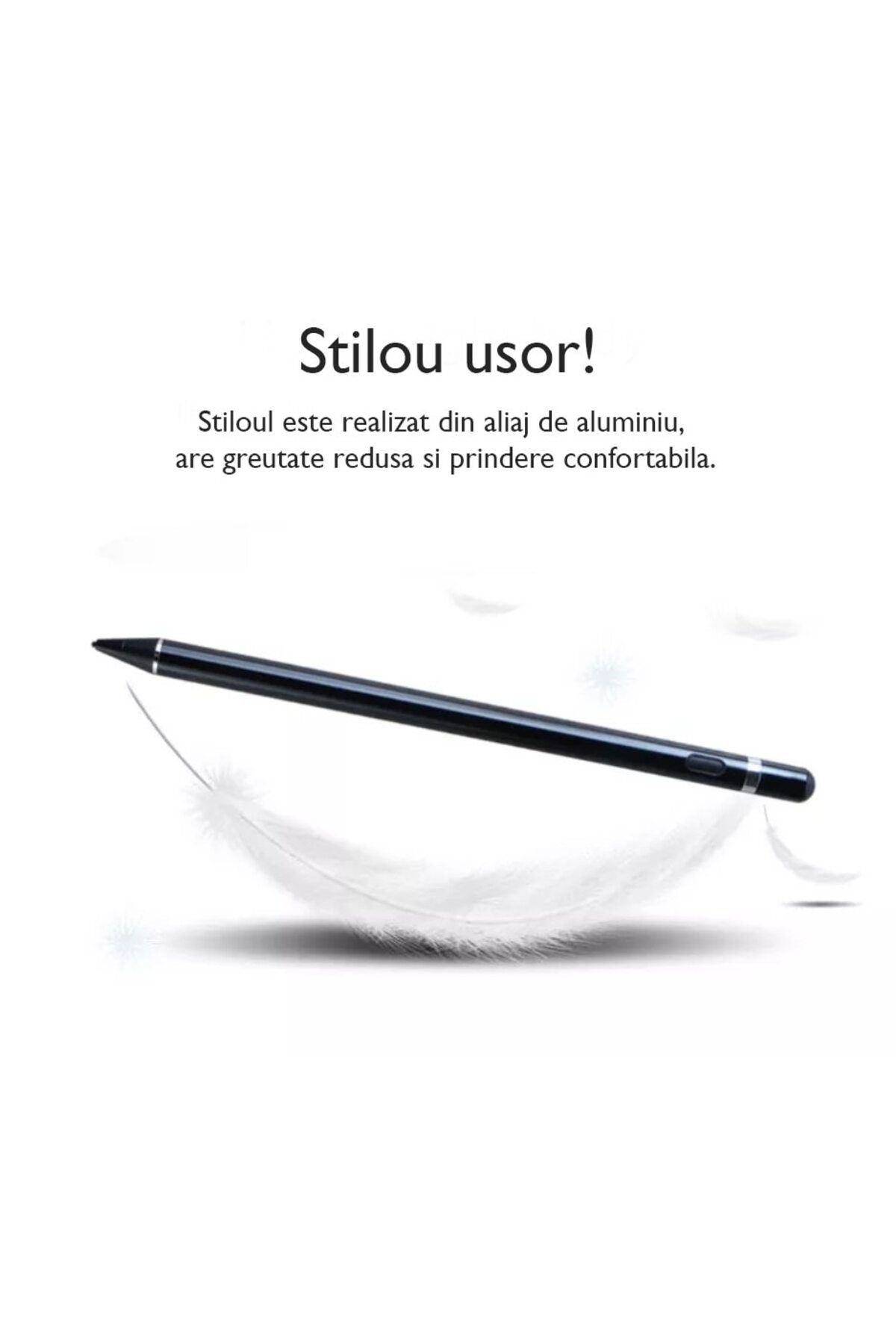 WowStep-Stylus iPad Pen Universal,, Pix Touch Tableta iPad Apple 2010-2022, Android, Windows, Fara Lag, Alb 6