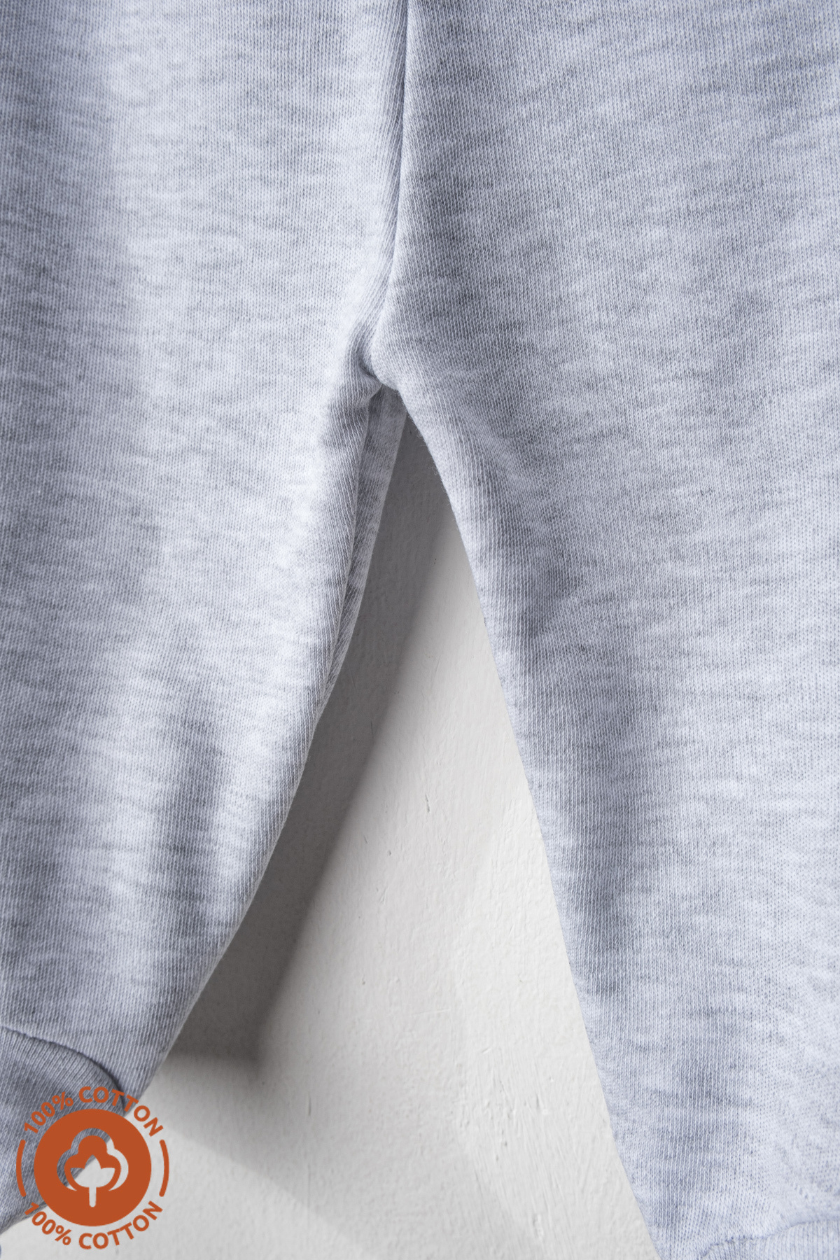 miniel organic Erkek Bebek Penye Organik Pamuklu Baby Boy Baskılı 0-6 Ay Patikli Bebek Tek Alt 3'lü Set fotoğrafı 4 (önizleme)