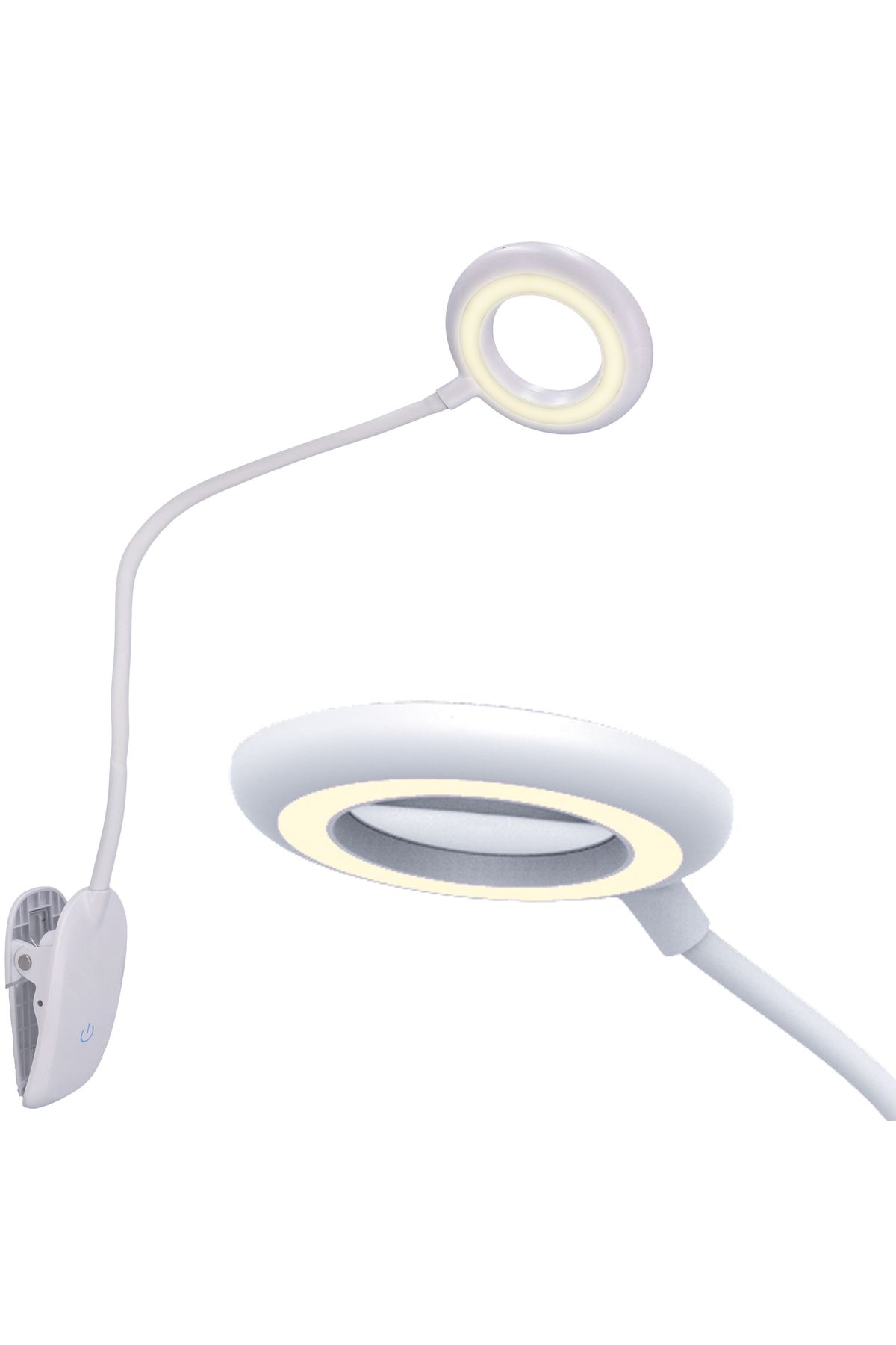 jumi Lampă De Citit Cu Led Fără Fir, Cu Clipsare, Pentru Birou În Dormitor - One Size