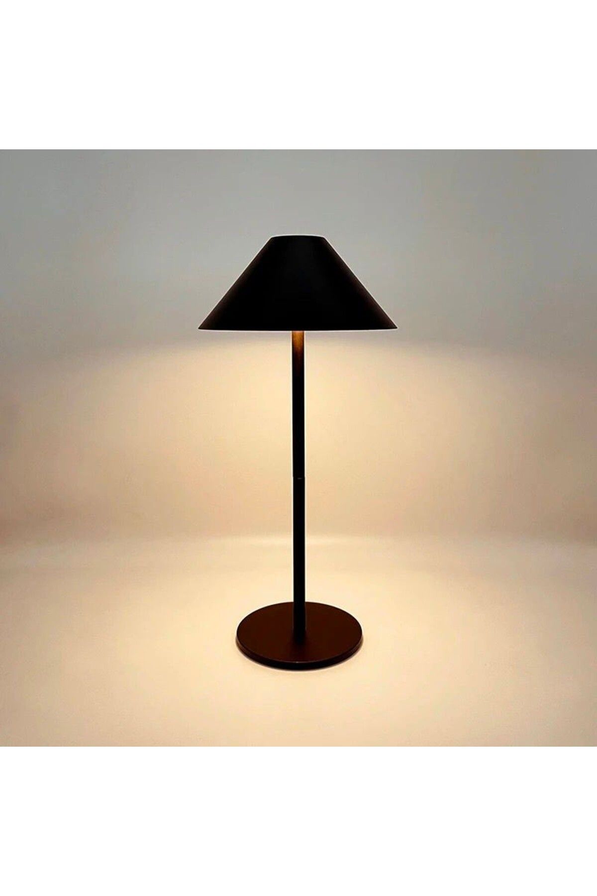 Tescomak-Rechargeable touch LED table lamp, 3 color temperatures, black 12