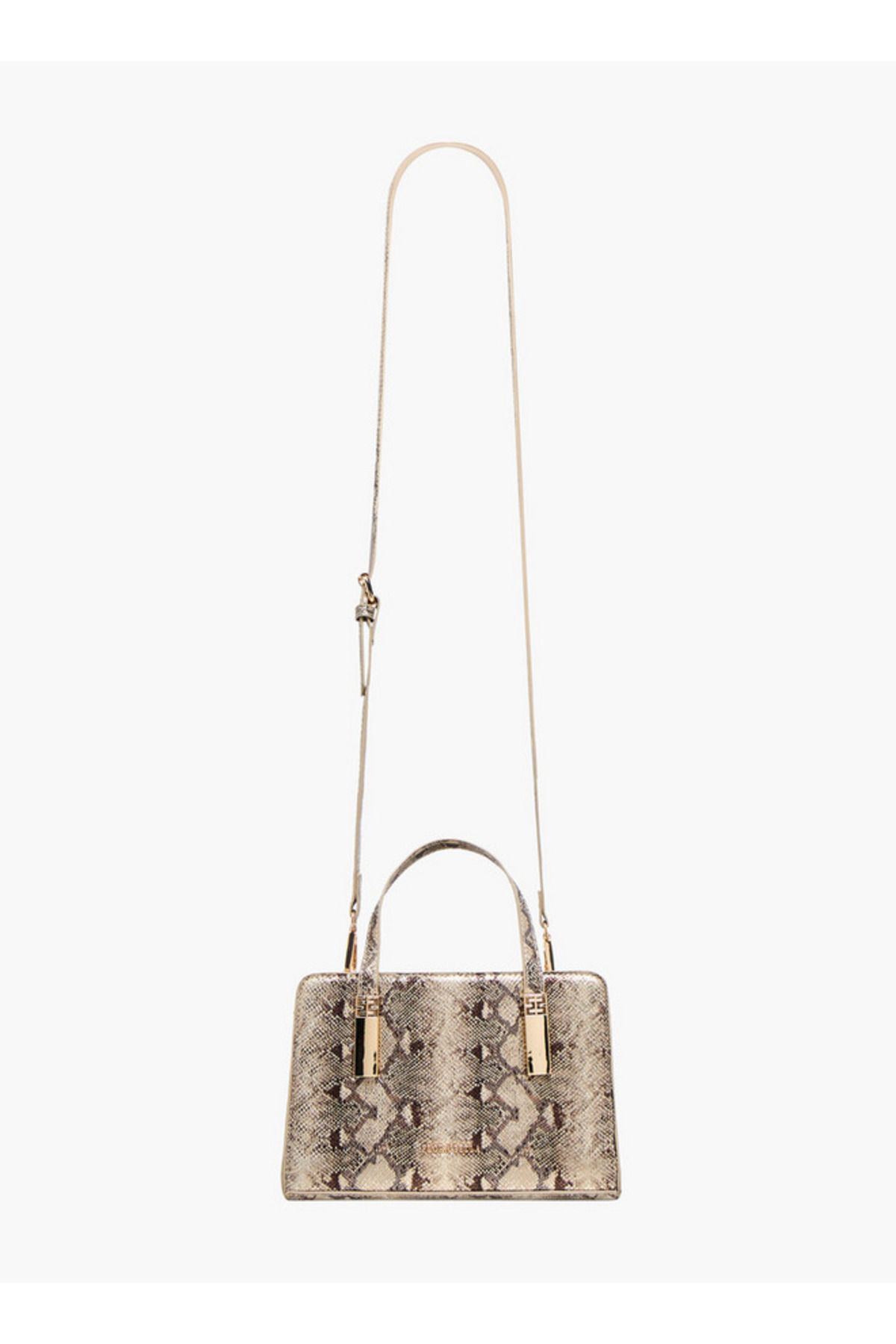 Flora Bella by Shoexpress-Flora Bella Solid Tote Bag with Double Handle and Zip Closure 2