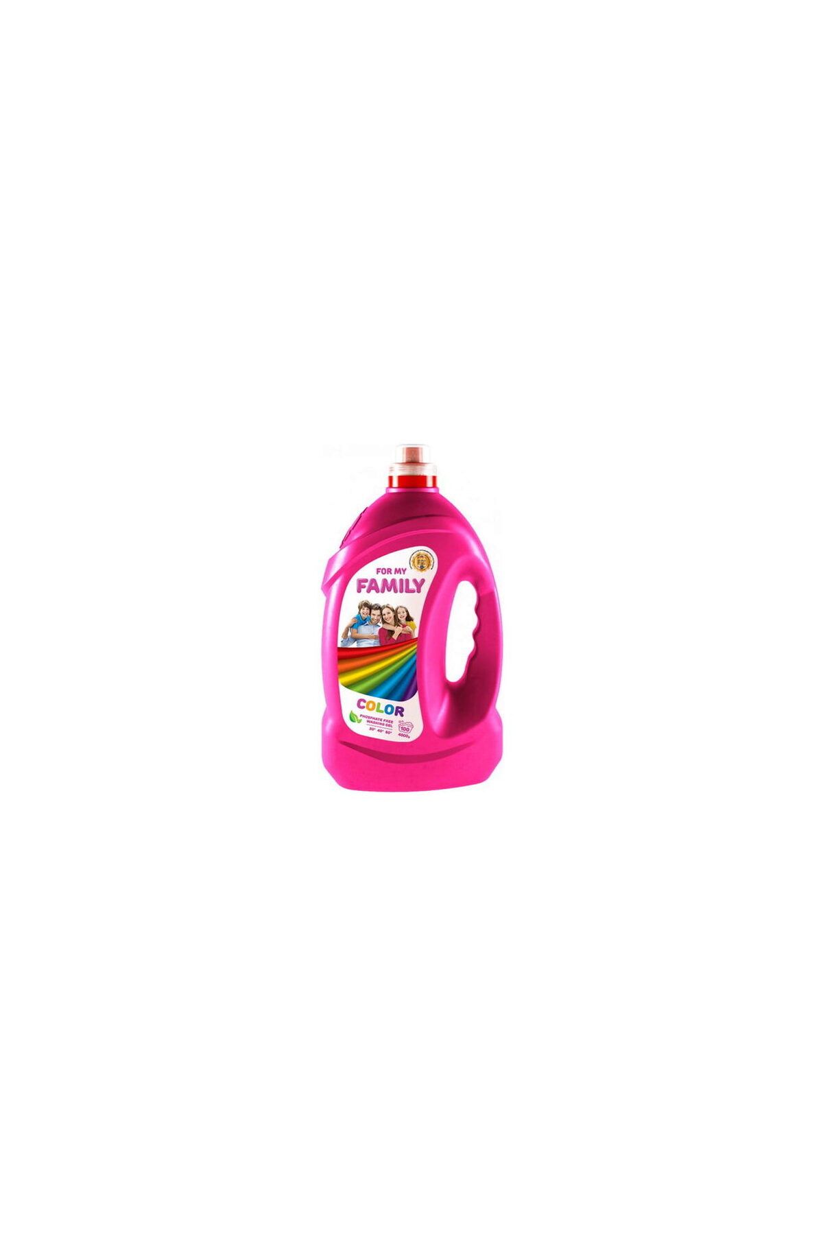 FAMİLY Detergent Lichid Gel Pentru Rufe Family Color 100 Spalari, 4l - One Size