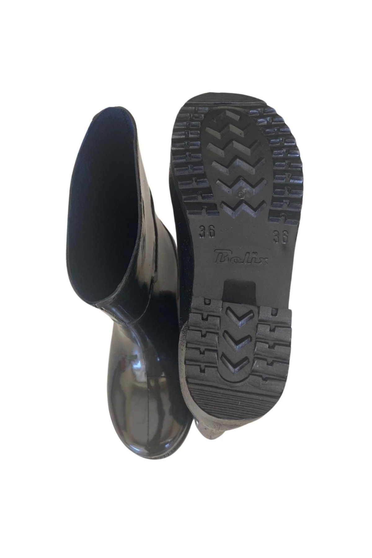 belixspor  Bahçe ve Unisex Renkli Yağmur Çizmesi 36-40 Siyah - Görsel 5