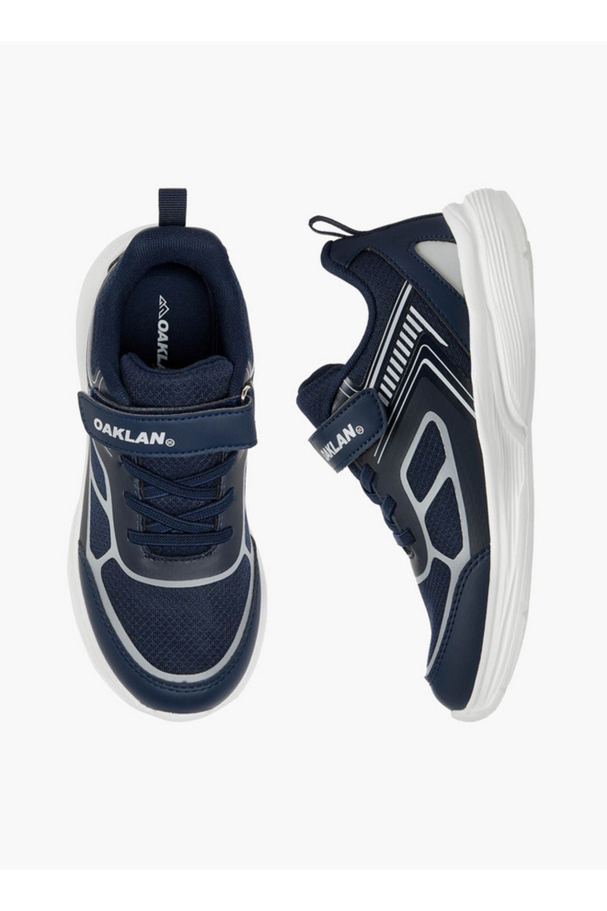 Oaklan by Shoexpress-Panelled Shoes with Hook and Loop Closure 1