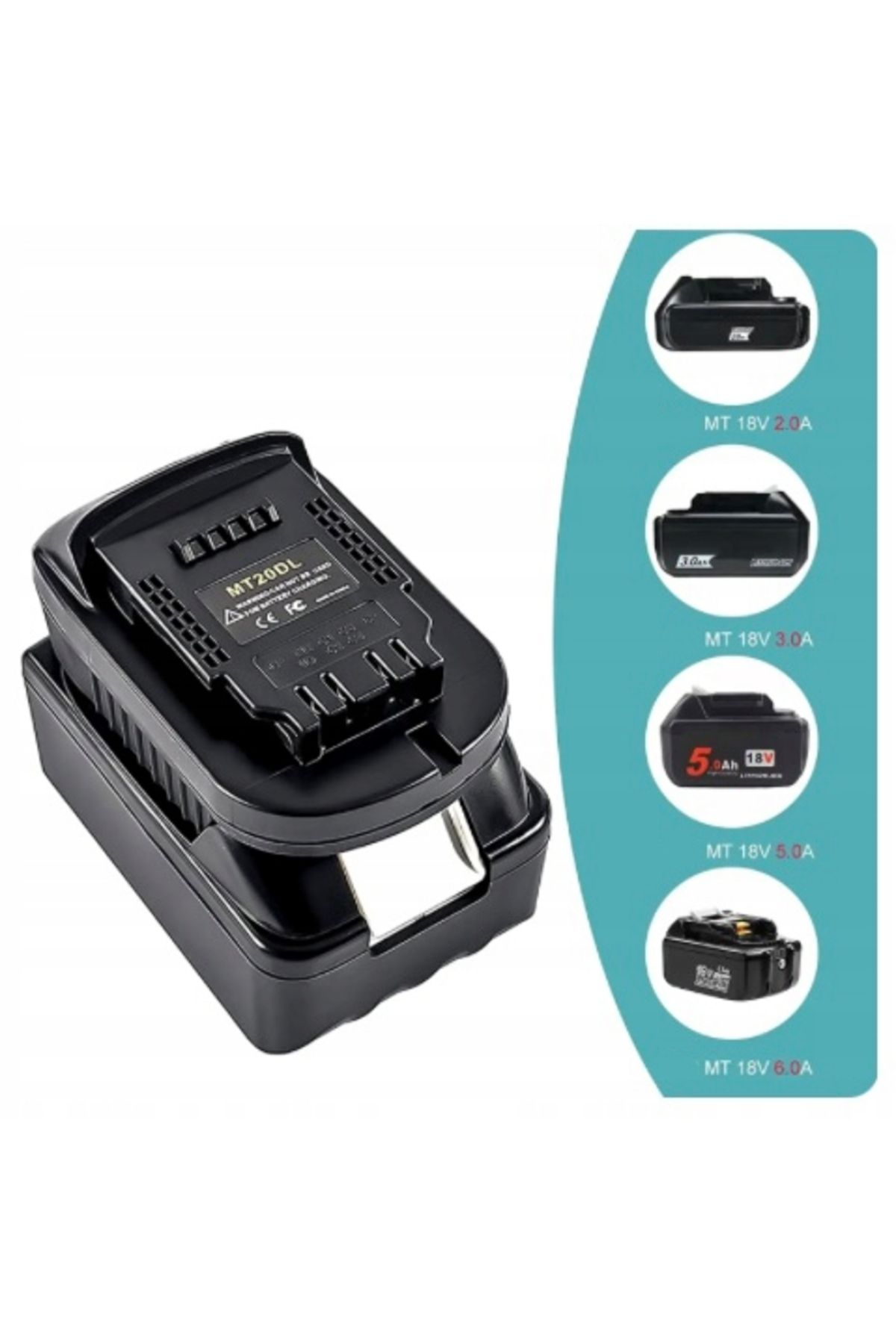 Rosfix-Adapter / Konwerter akumulatora Makita 18V do Dewalt 18V (MT20DL) 4