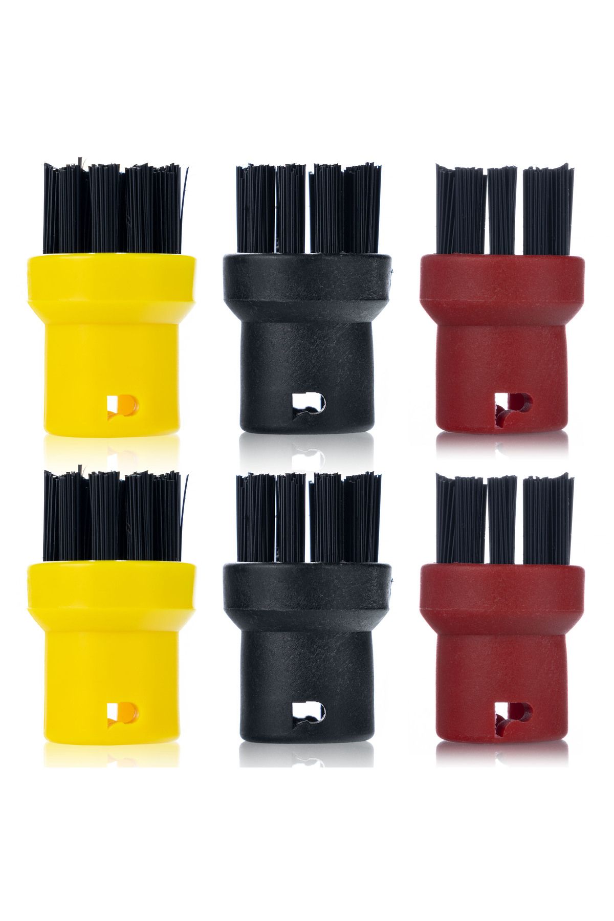 Rosfix-3 inserții pentru mop + set de 6 perii rotunde pentru curățătorul cu abur Kärcher 12