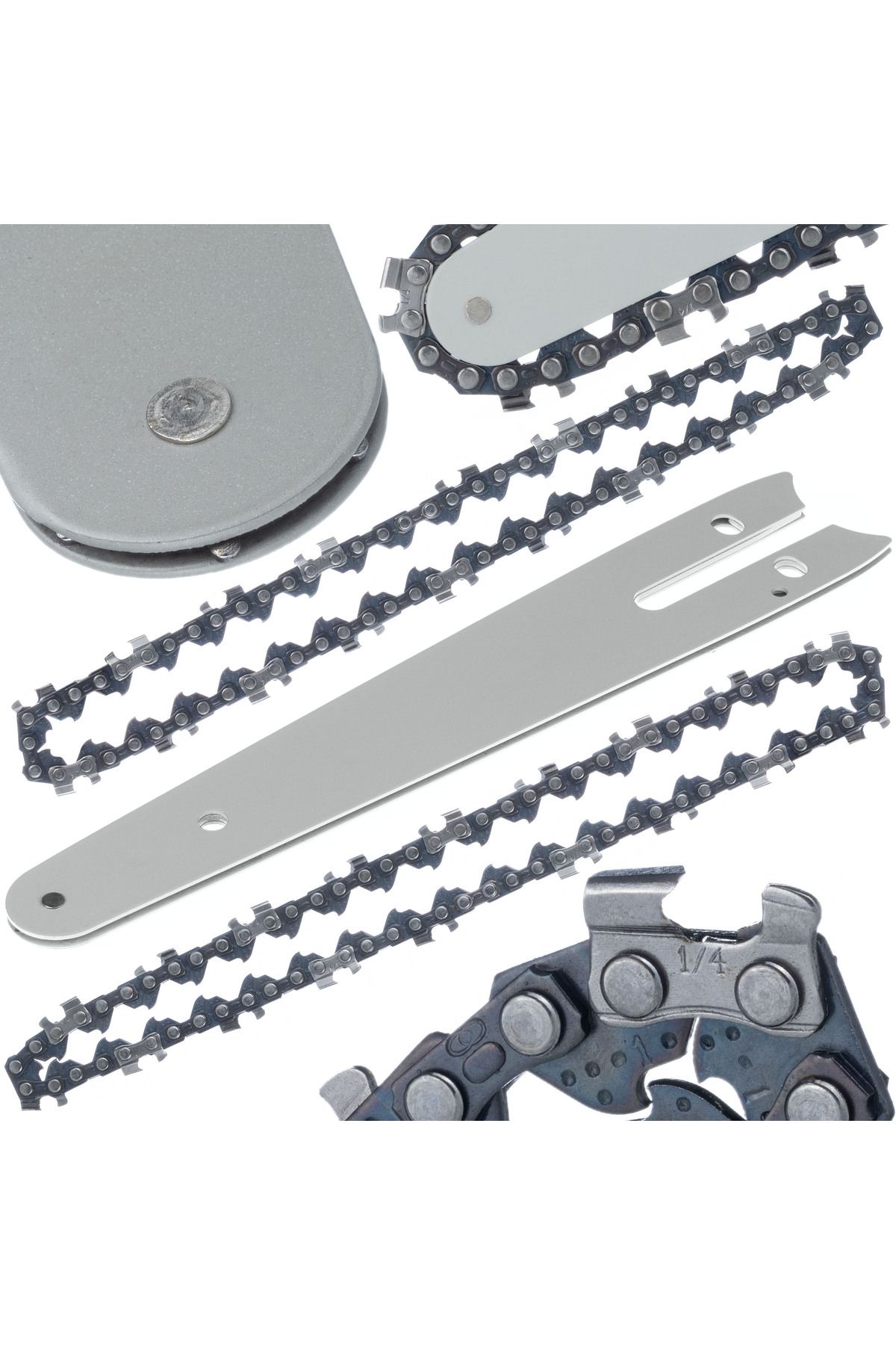 Rosfix Bară De Ghidare De 6" Pentru Ferăstrău Electric + 2x Lanț De 6" Pentru Ferăstrău Electric - One Size