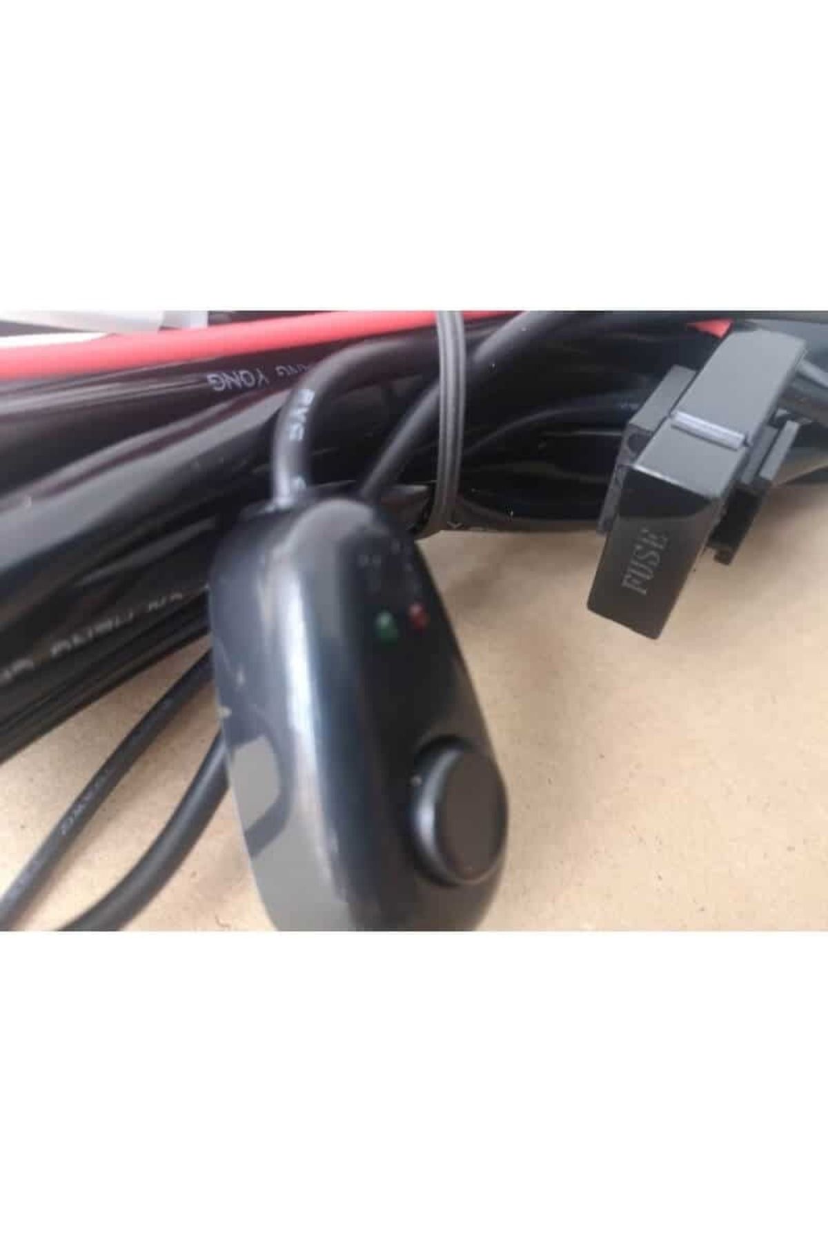 BGRJ Automotive-Wiring harness with 40A relay and button, 300W, 12V, projectors or Led Bar, length 3m 5