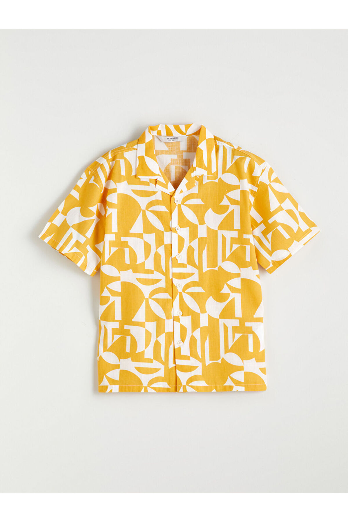 LC Waikiki Desenli Kısa Kollu Erkek Çocuk Gömlek fotoğrafı 3 (önizleme)