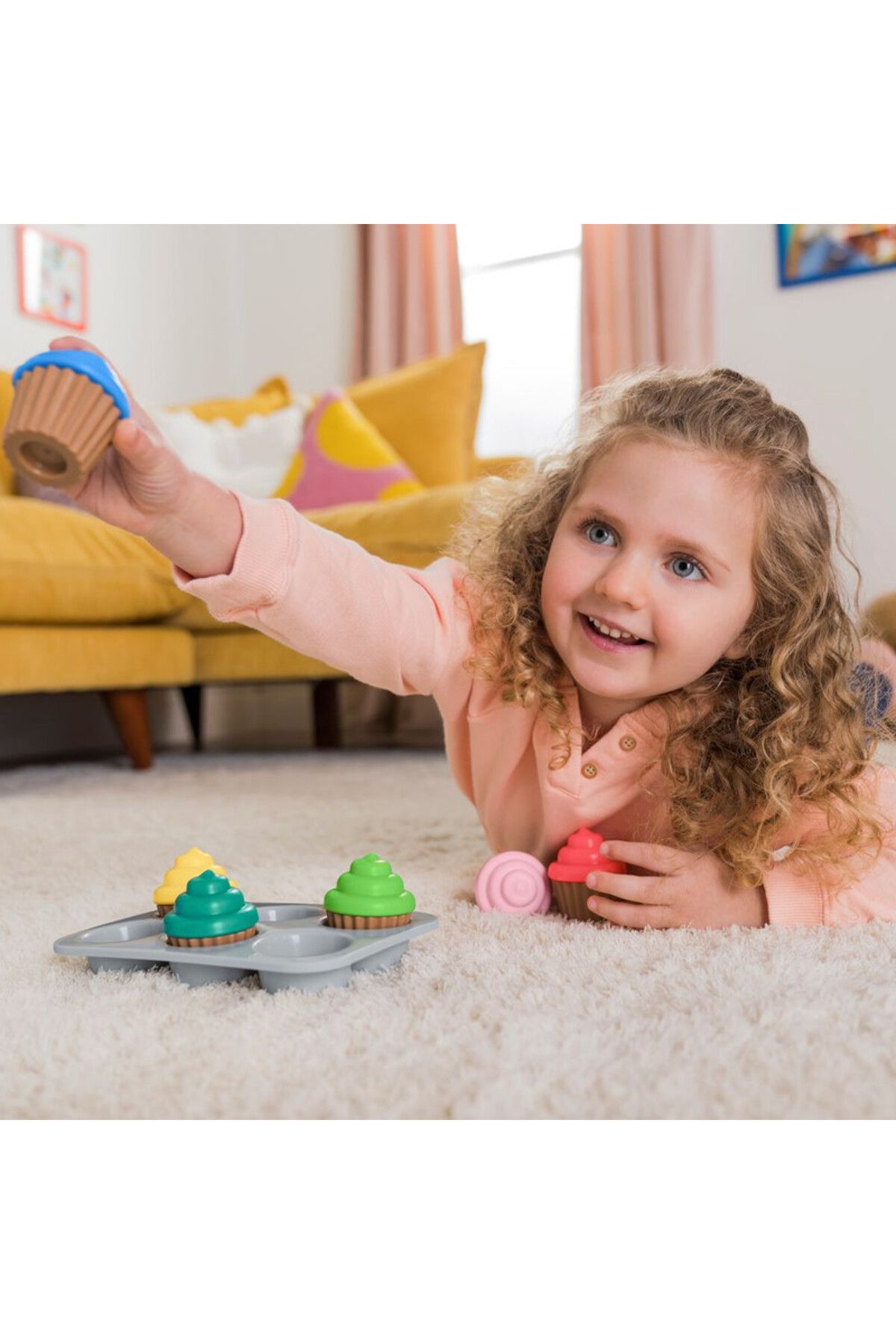 Bright Starts-Sort & Sweet Cupcakes Shape Sorting Activity Toy​, 3-36 Months 6