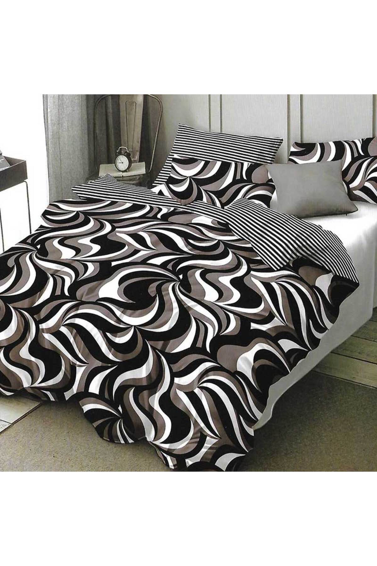 Patul Bubmac Finet Linen, Sulphur, двойно легло, 2 души, чаршаф с плънка, 6 ч...