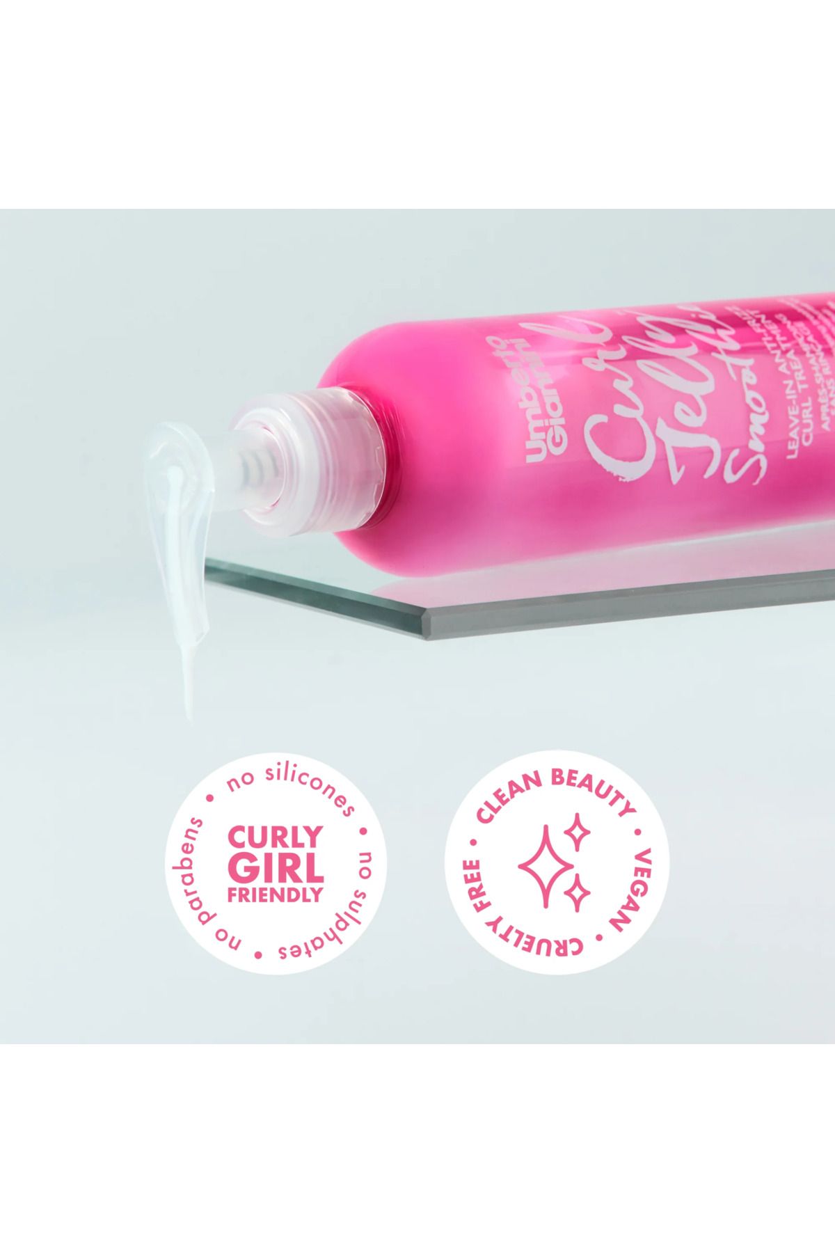 Umberto Giannini-Tratament fără clătire pentru păr creț, efect antistatic, Curl Jelly Smoothie, Umberto Giannini, 225 ml 5