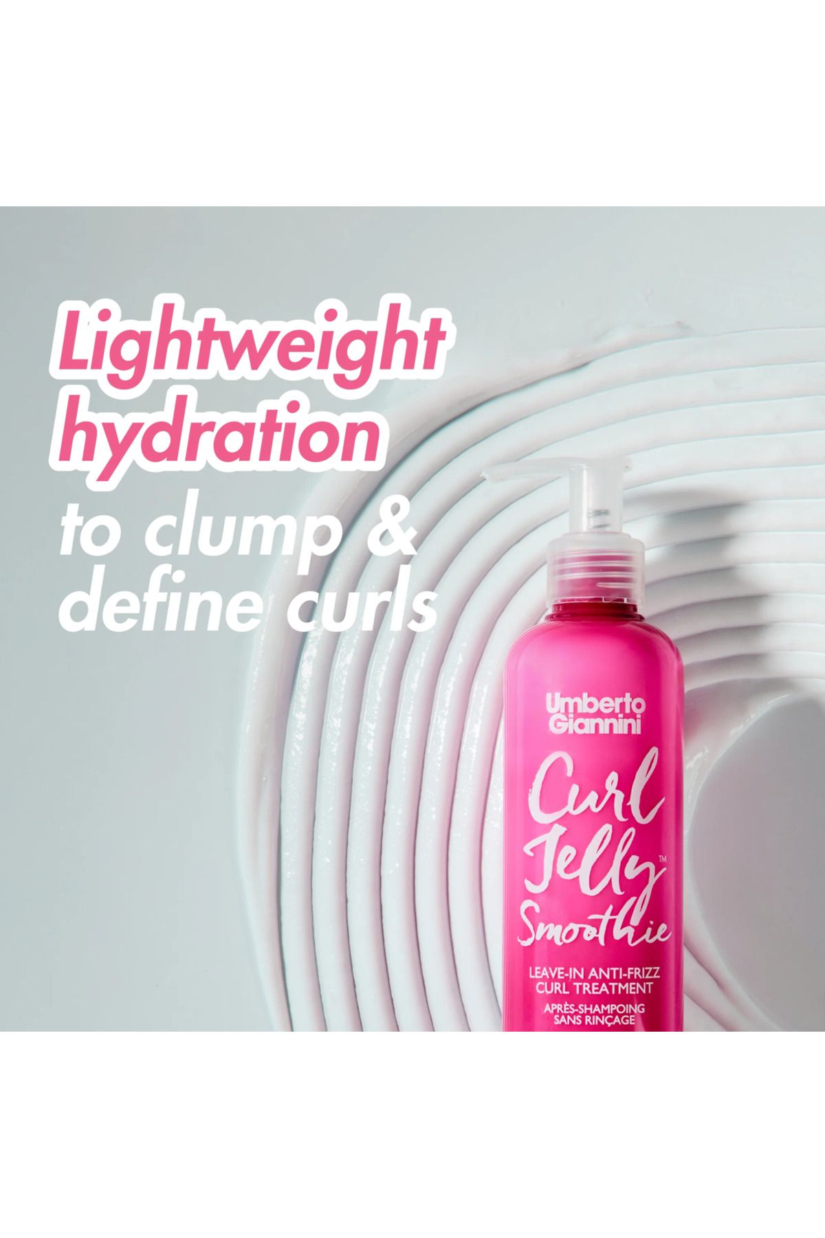 Umberto Giannini-Tratament fără clătire pentru păr creț, efect antistatic, Curl Jelly Smoothie, Umberto Giannini, 225 ml 4
