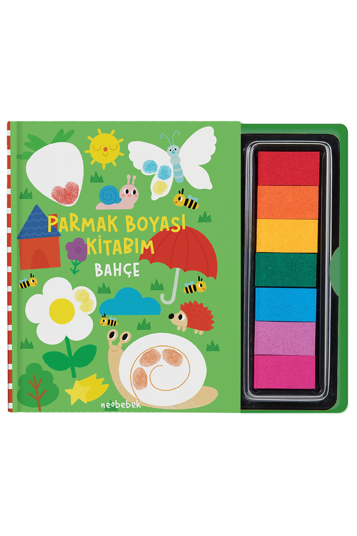 Neobebek Parmak Boyası Kitabım: Bahçe