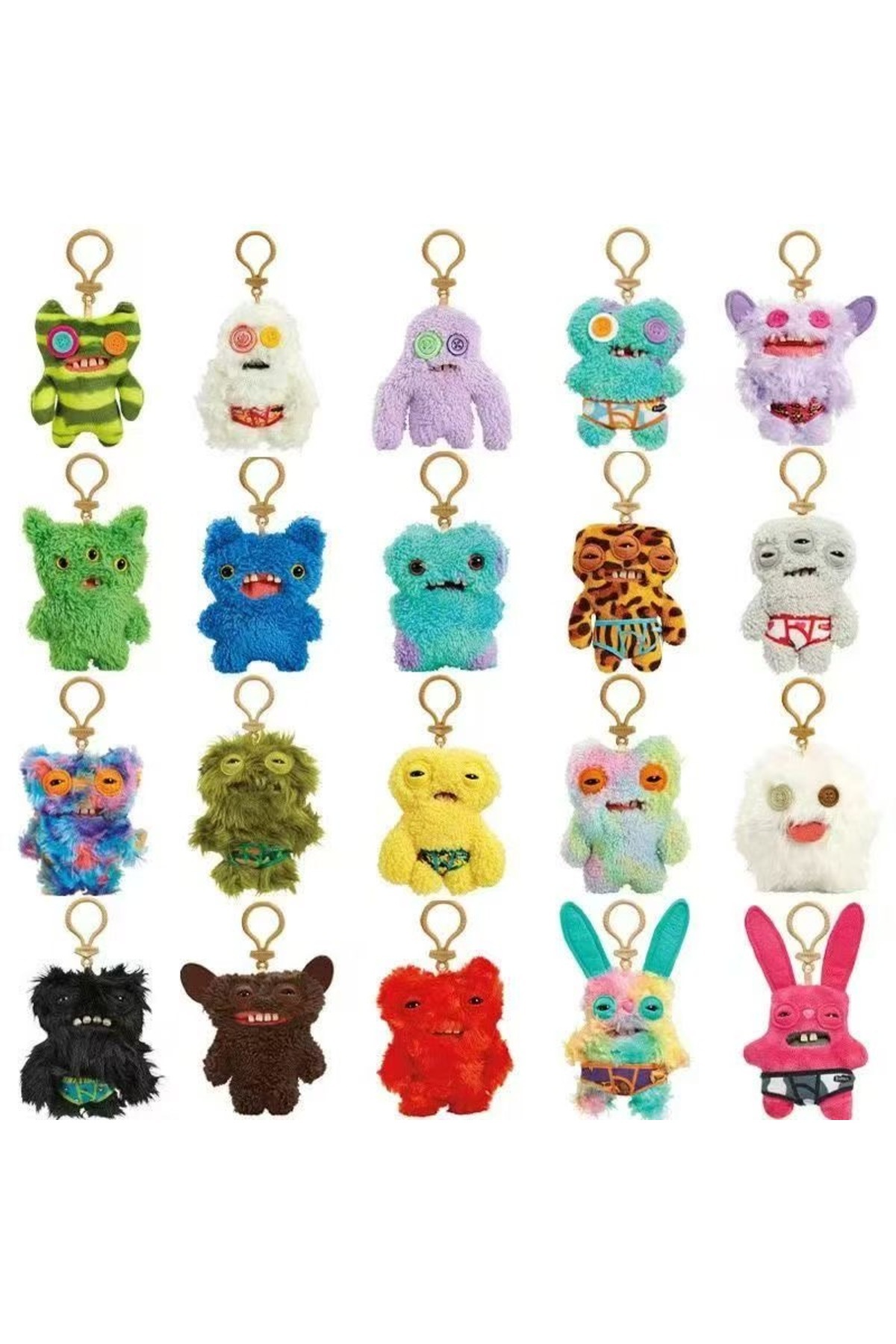 victiny-Fugglers Ugly Monster Fuggler Plushie Plush Fuggler Keychains 1