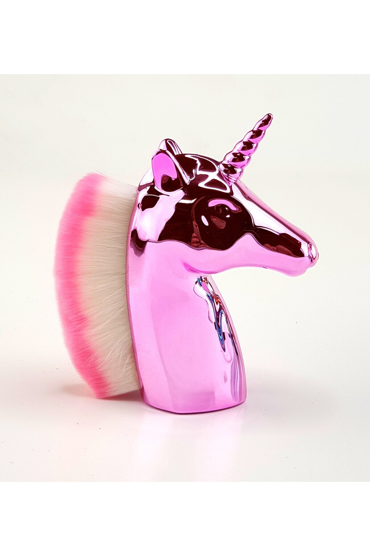 aba nails Pembe Unicorn Manikür Toz Fırçası Allık ve Makyaj Fırçası