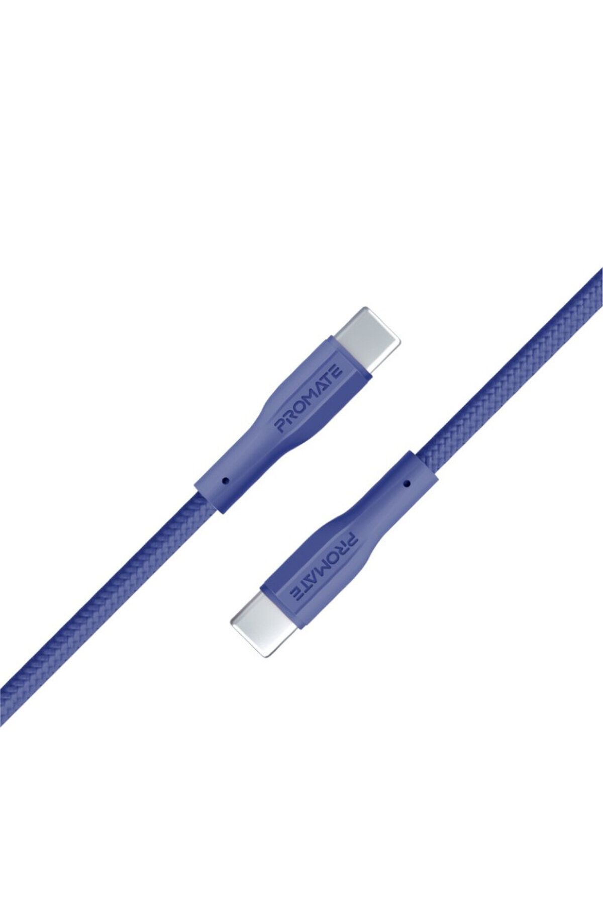 Promate-USB-C™ to USB-C™ Cable, 60W Fast Power Delivery with 480Mbps Data Sync 1