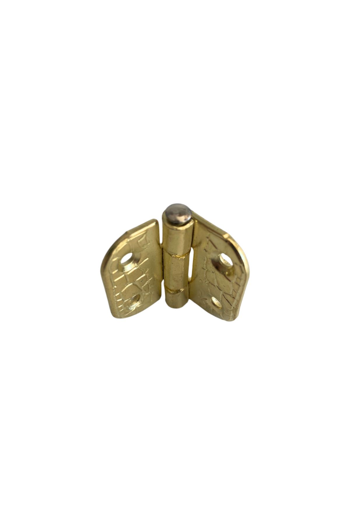 DSYapıAksesuar-Backgammon Hinge Furniture Box Hinge with Stop (Gold) (4 Pcs) (Width: 3cm Length: 3cm) 4