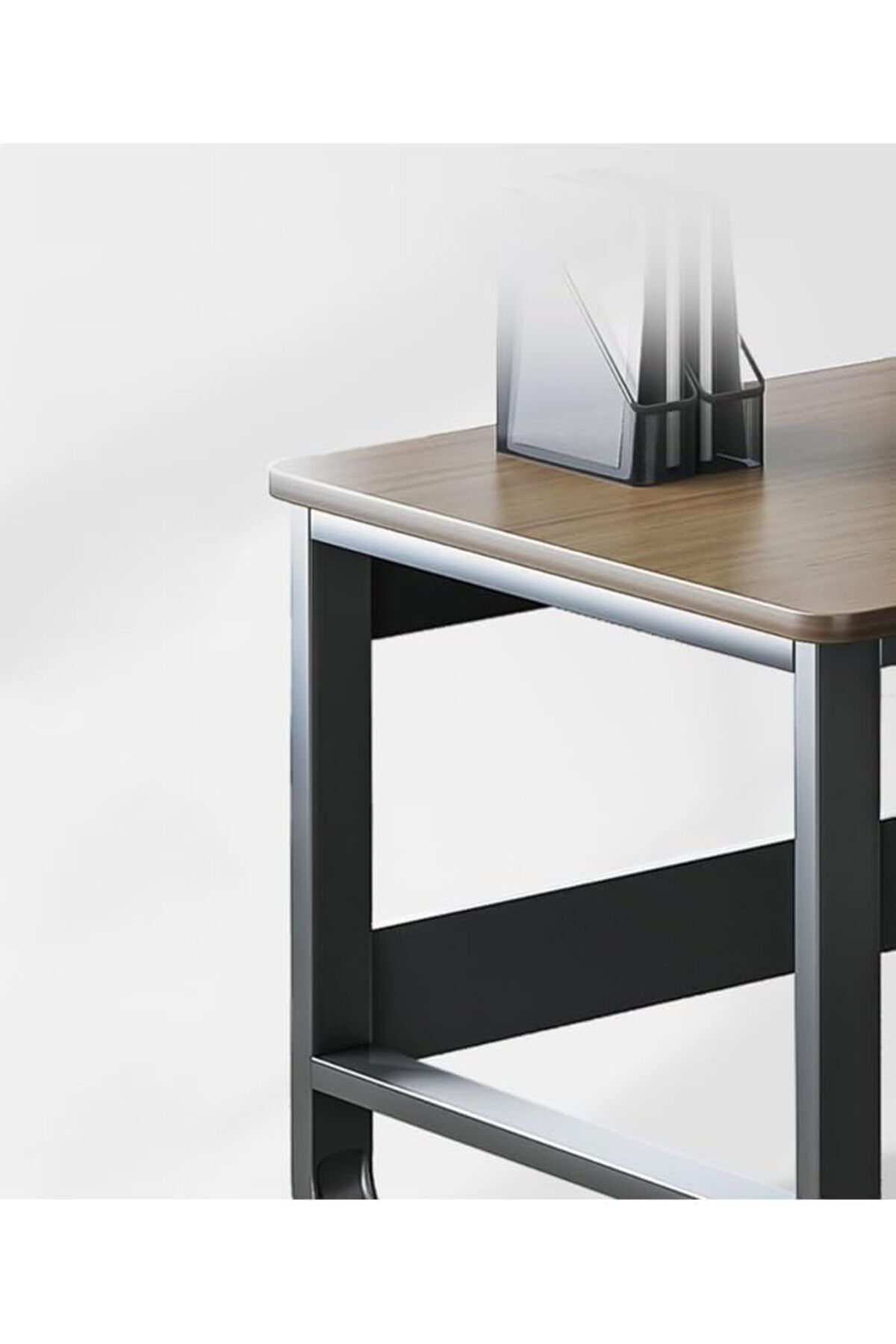 Türkiye-Multifunctional Computer Table And Office Desk With 3 Drawers 120 cm 6