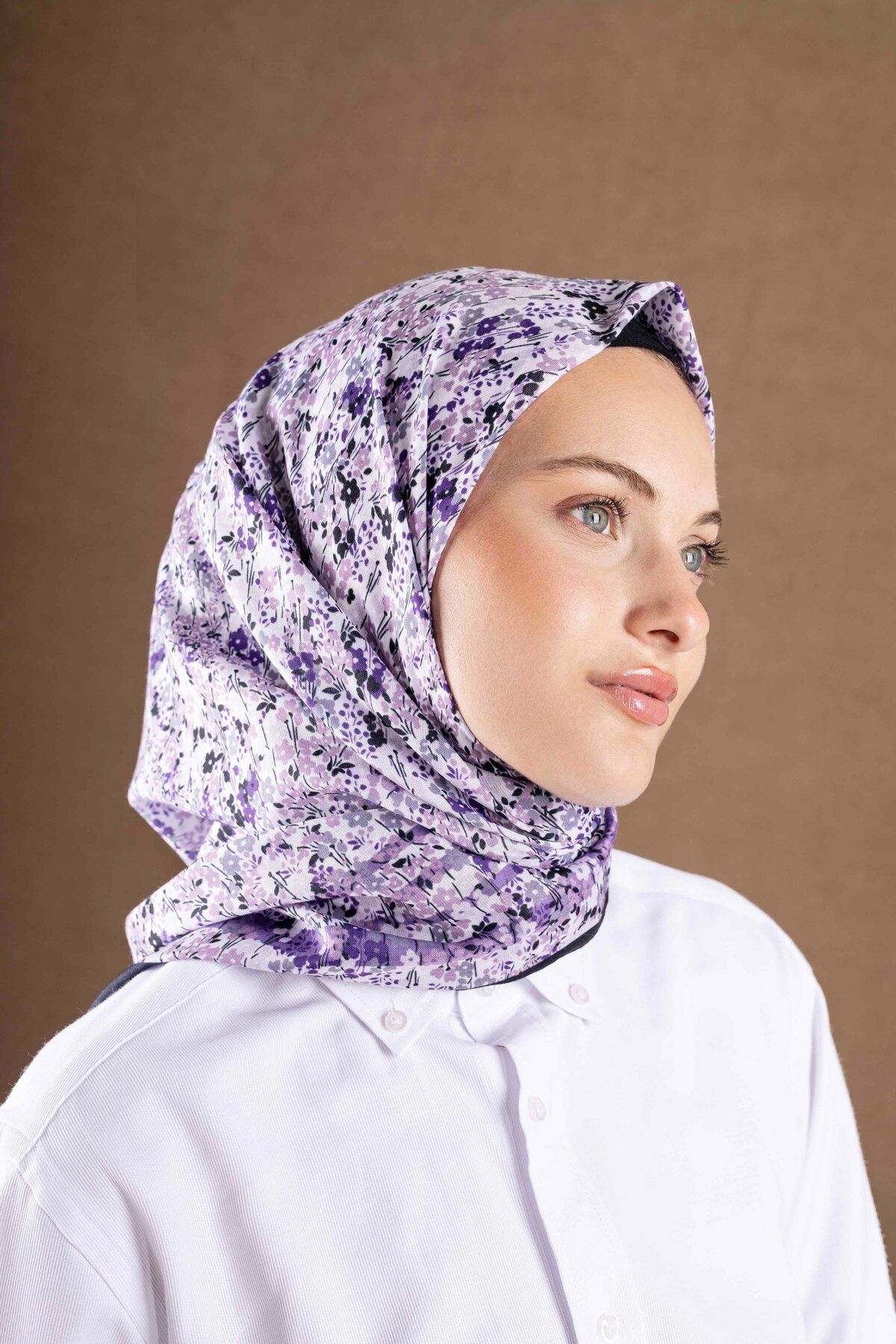 Akel-Patterned Soft Scarf Collection Flower Pattern 3