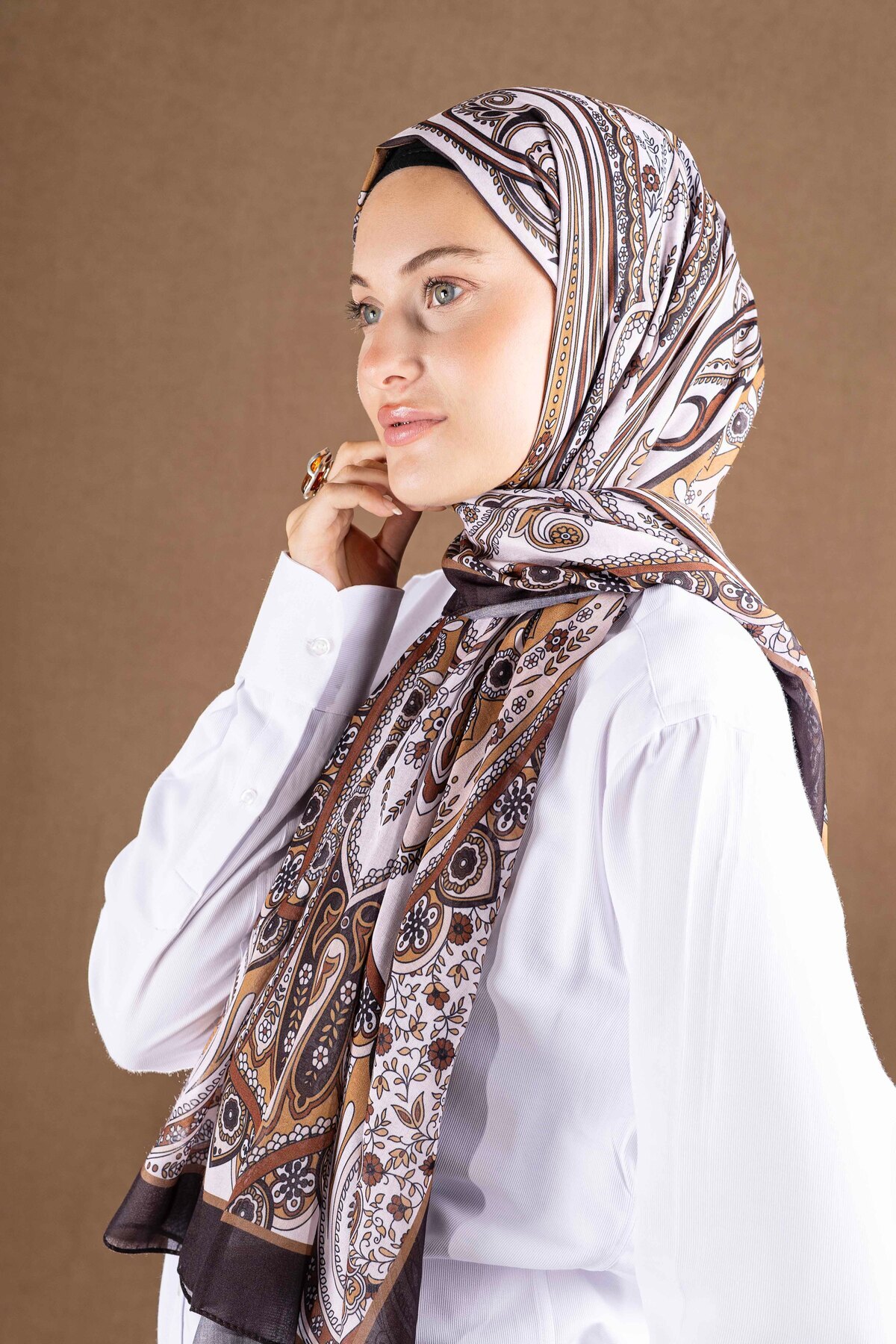 Akel-Digital Soft Shawl Ethnic Pastel Pattern2 2