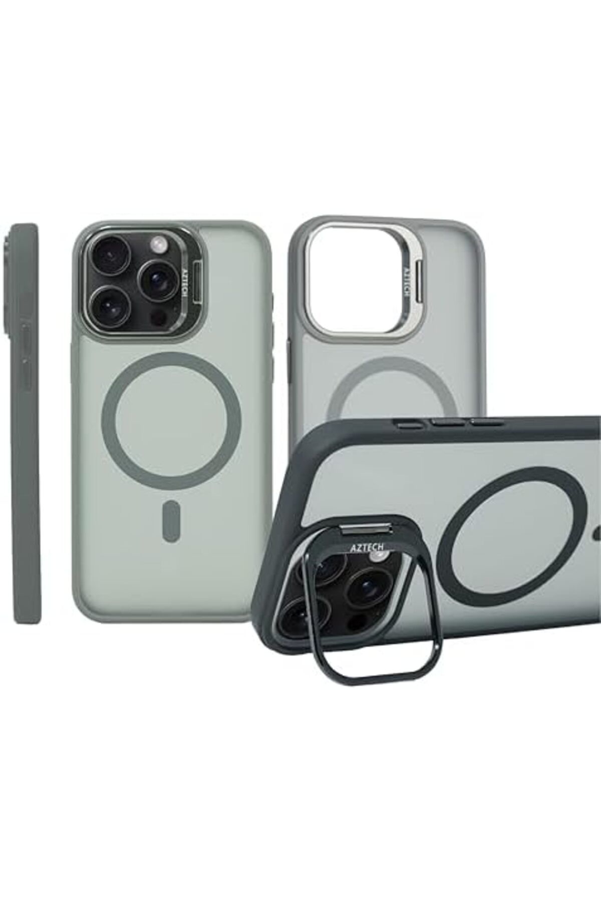 Aztech-for iPhone 13 Pro Case Compatible with MagSafe, Supports Magnetic Wireless Charging, Built-in 2