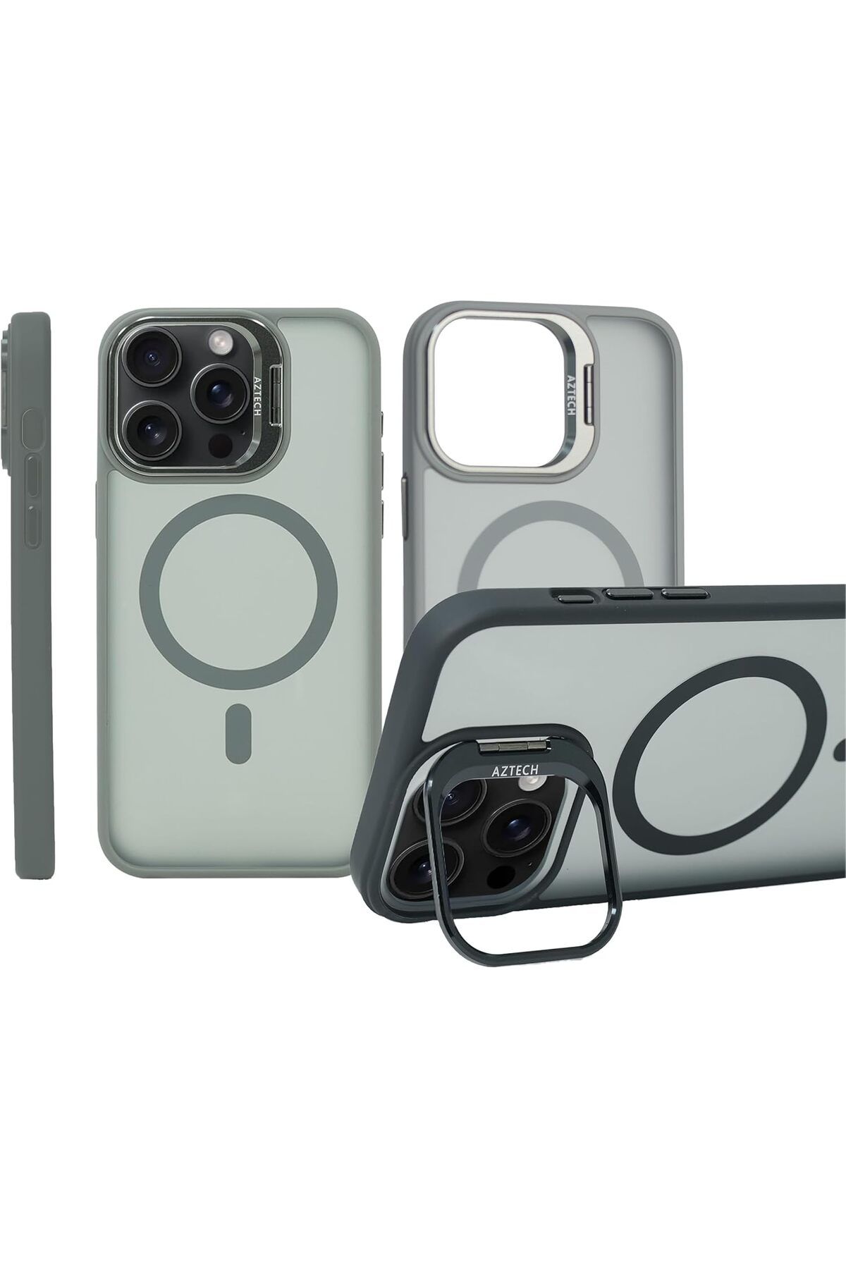 Aztech-for iPhone 13 Pro Case Compatible with MagSafe, Supports Magnetic Wireless Charging, Built-in 1