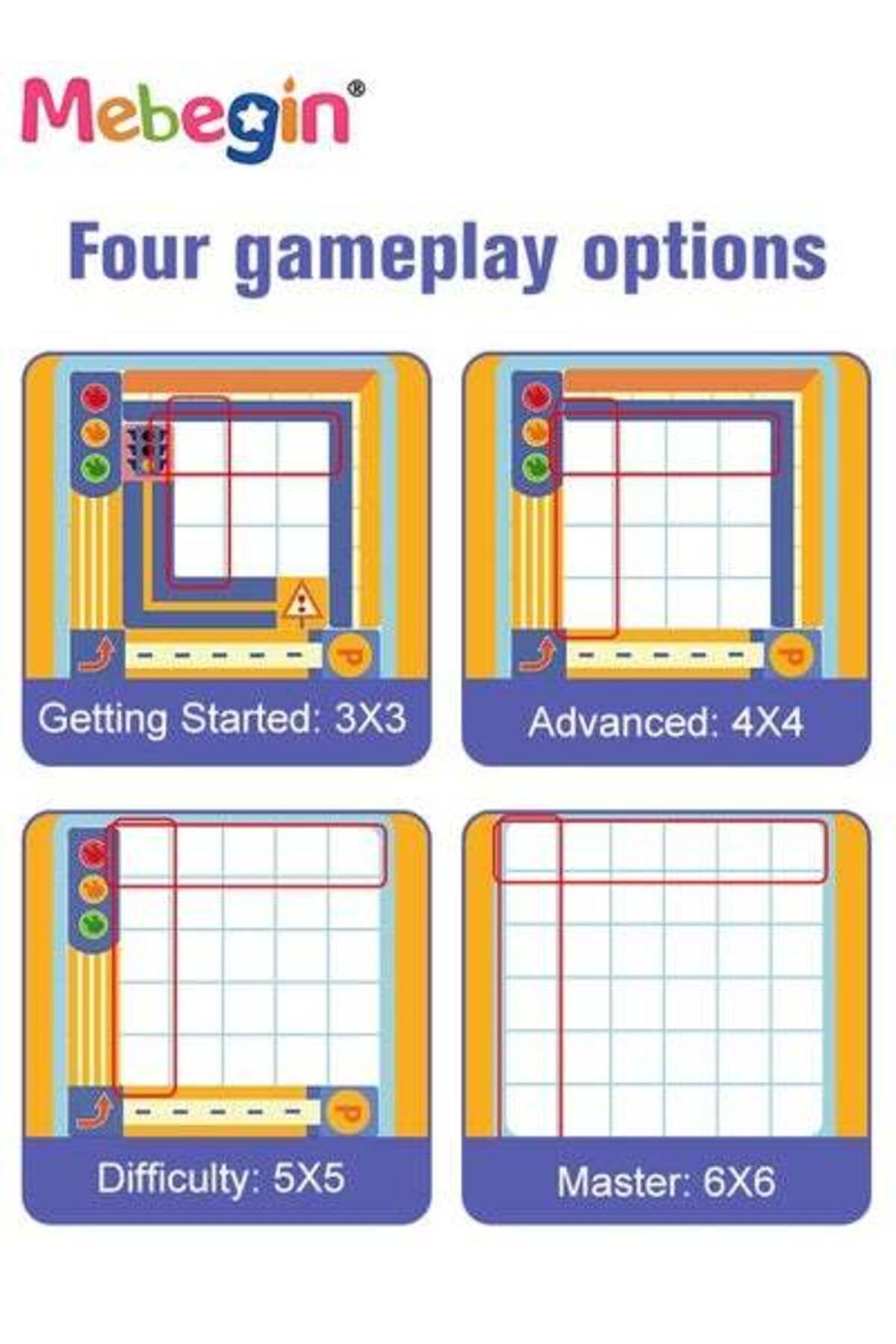 MEBEGIN-4 In 1 Magnetic Sudoku Game with 100 Puzzles & 36 Chessman, Fun Preschool Learning Activities 5