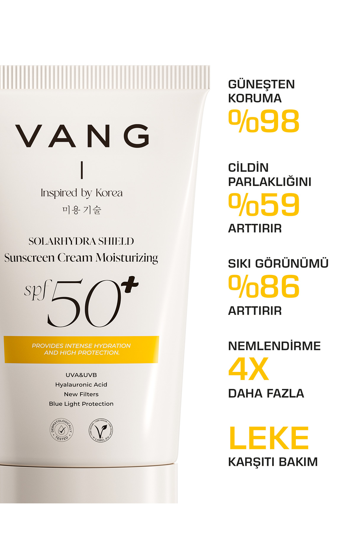 2'Li Yoğun nemlendirme Güneş Kremi SPF 50+++ | & Mavi Işık Koruma — ST00011 — تصویر 4 از 5