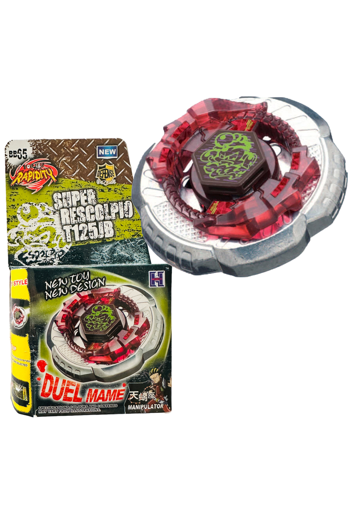 RAPIDITY BB65 BEYBLADE METAL FUSION Rock Scorpio FIRLATICISIZ