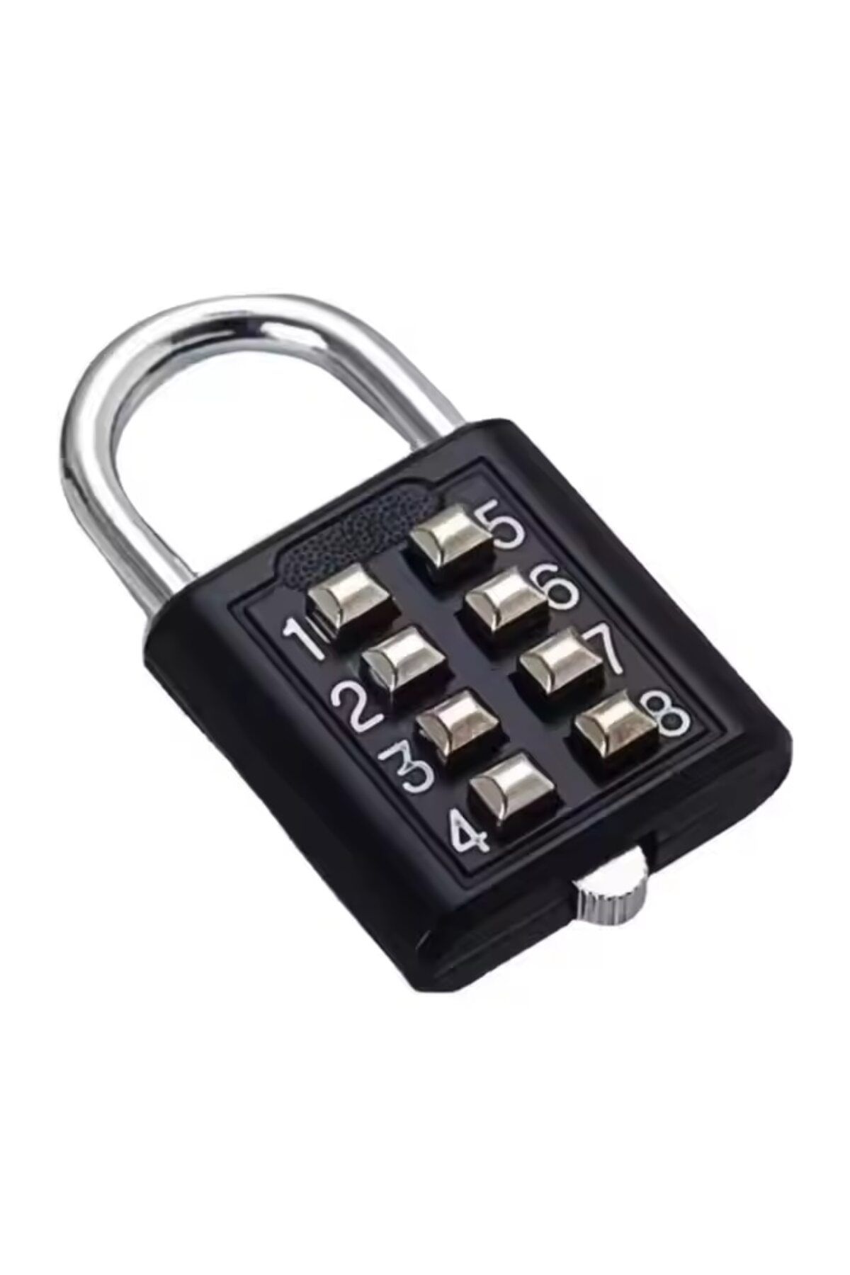 OEM-Set 2 Locks with 8-Digits Code, Zinc Alloy, Black 4