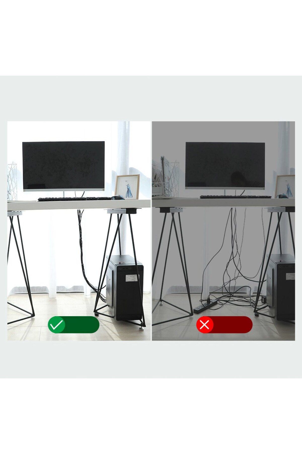 Baseus-Bandă Velcro organizator de cabluri 3m neagră 10