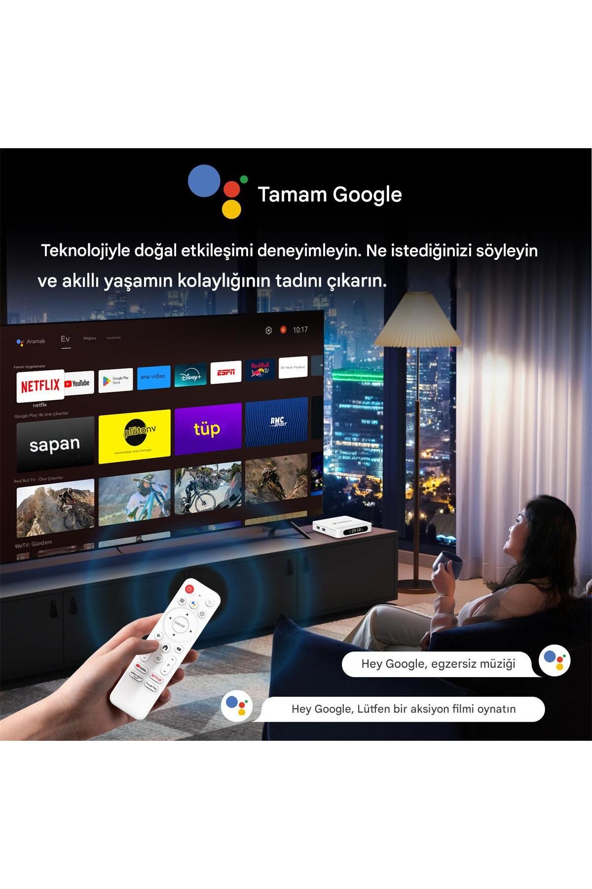 h96max-H618 Plus 8K Android 14.0 Tv Box 4Gb+32Gb Media Player Air Mouse Wifi6 Bt 5.4 Ethernet Voice Command 5