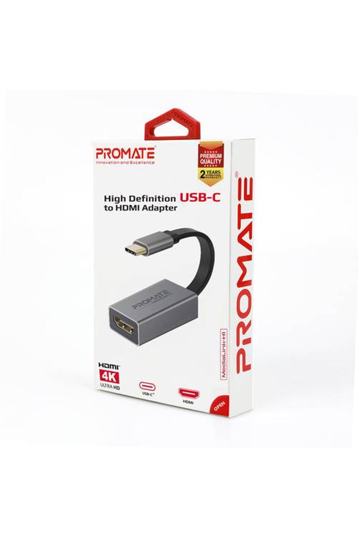 Promate-USB-C to HDMI High Definition Adapter where you can connect your computer to your TV 3