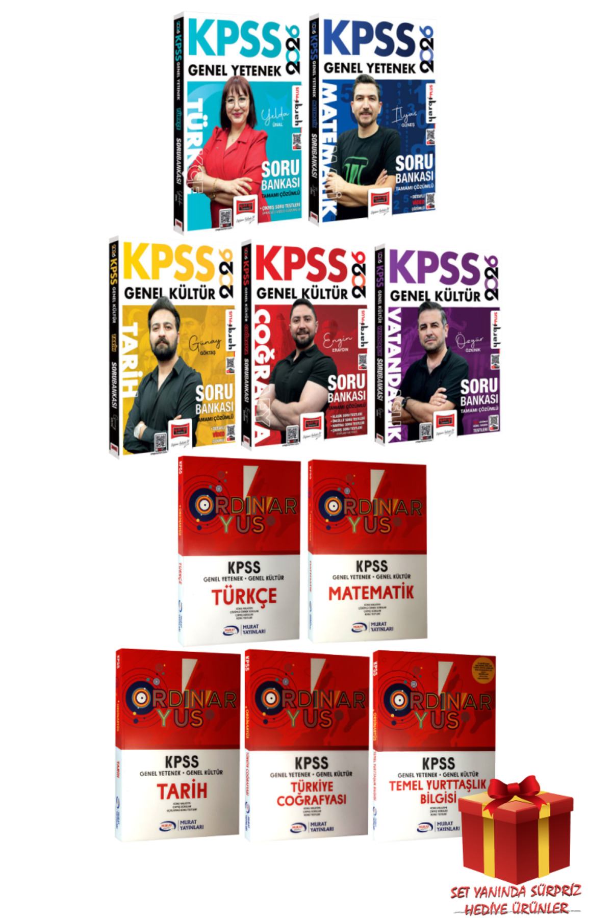 Yargı Yayınları 2026 KPSS Türkçe+Matematik+Tarih+Coğrafya+