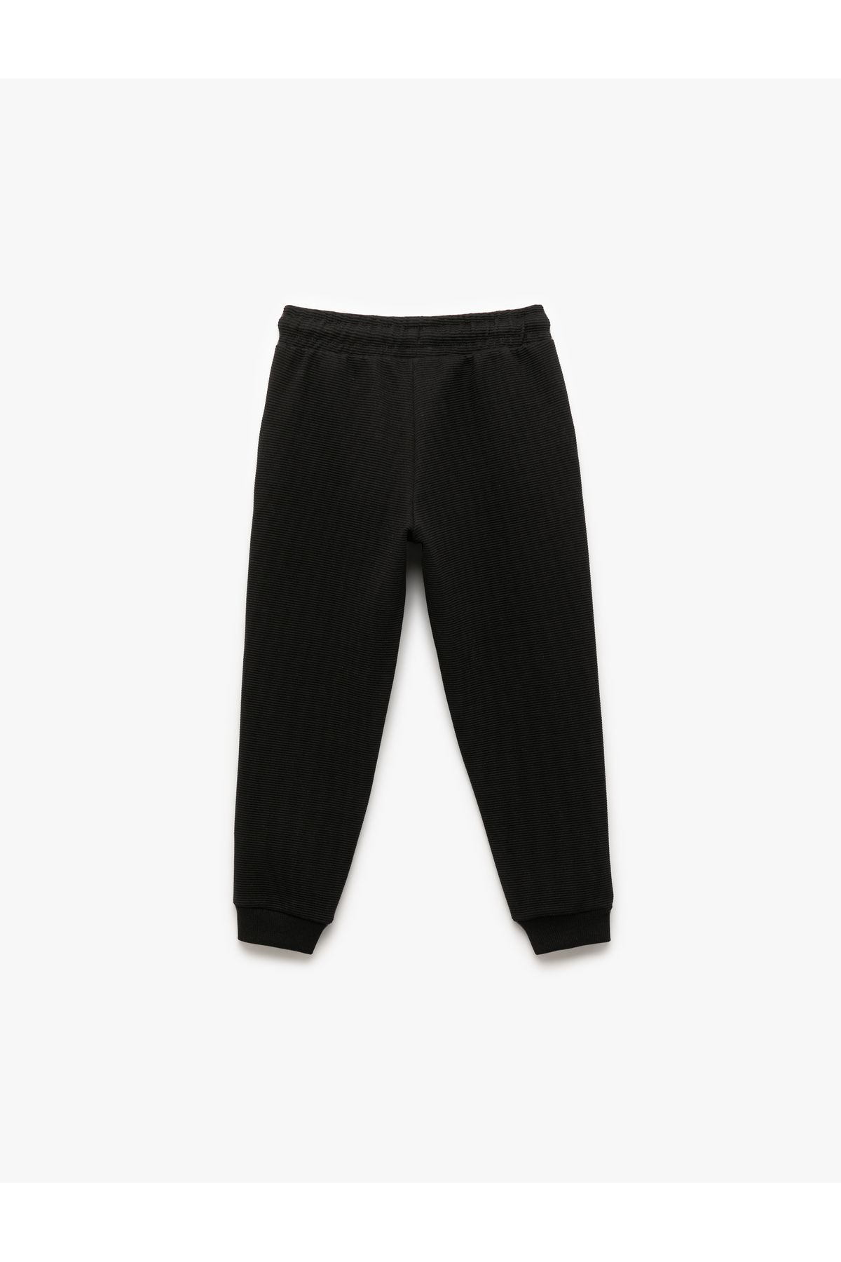 Koton-Basic Jogger Sweatpants with Pockets and Lace-Up Waist 2