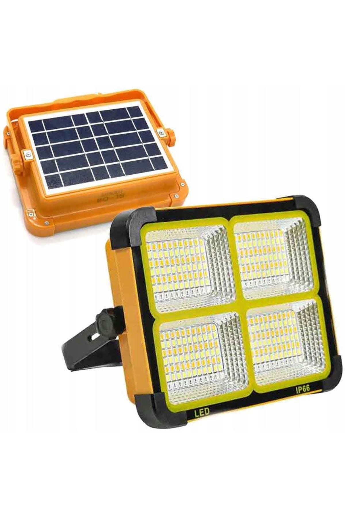 Azaris Lampă Led Portabilă Cu Halogen, Solară Portabilă 150w - One Size