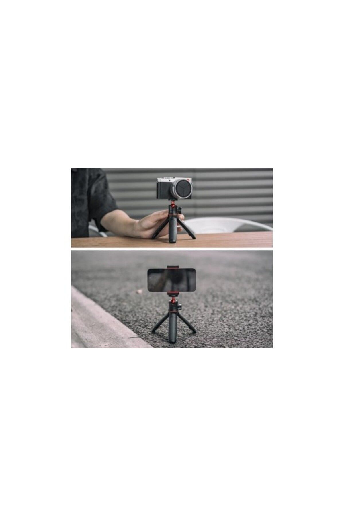 SUREWO-Mini tripod and selfie stick, Surewo, compatible with GoPro Hero 13,12,11,10,9, Insta360 X3, black 3