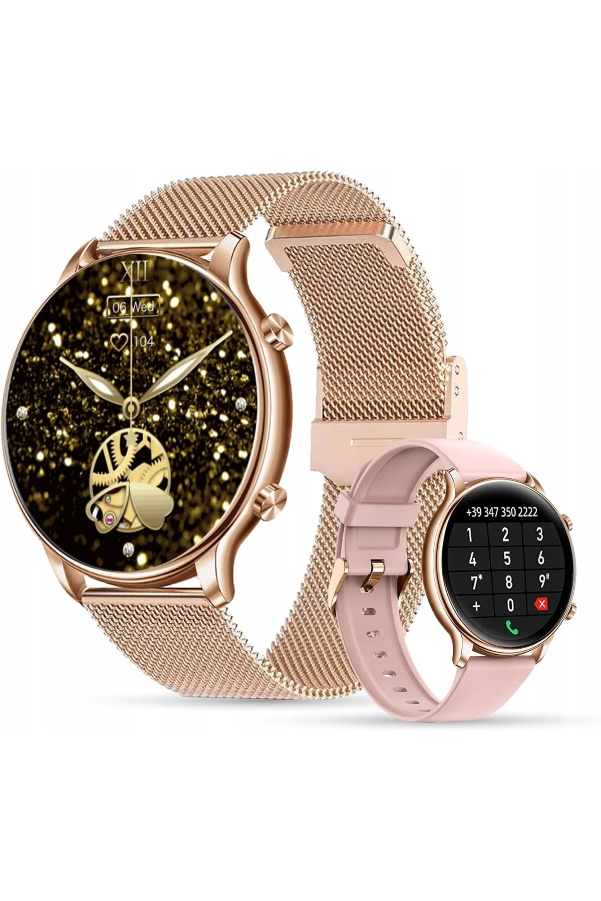 Inna marka-smartwatch DAMSKI IP68 NA BRANSOLECIE ELEGANCKI WODOODPORNY ZEGAREK PREZENT 8