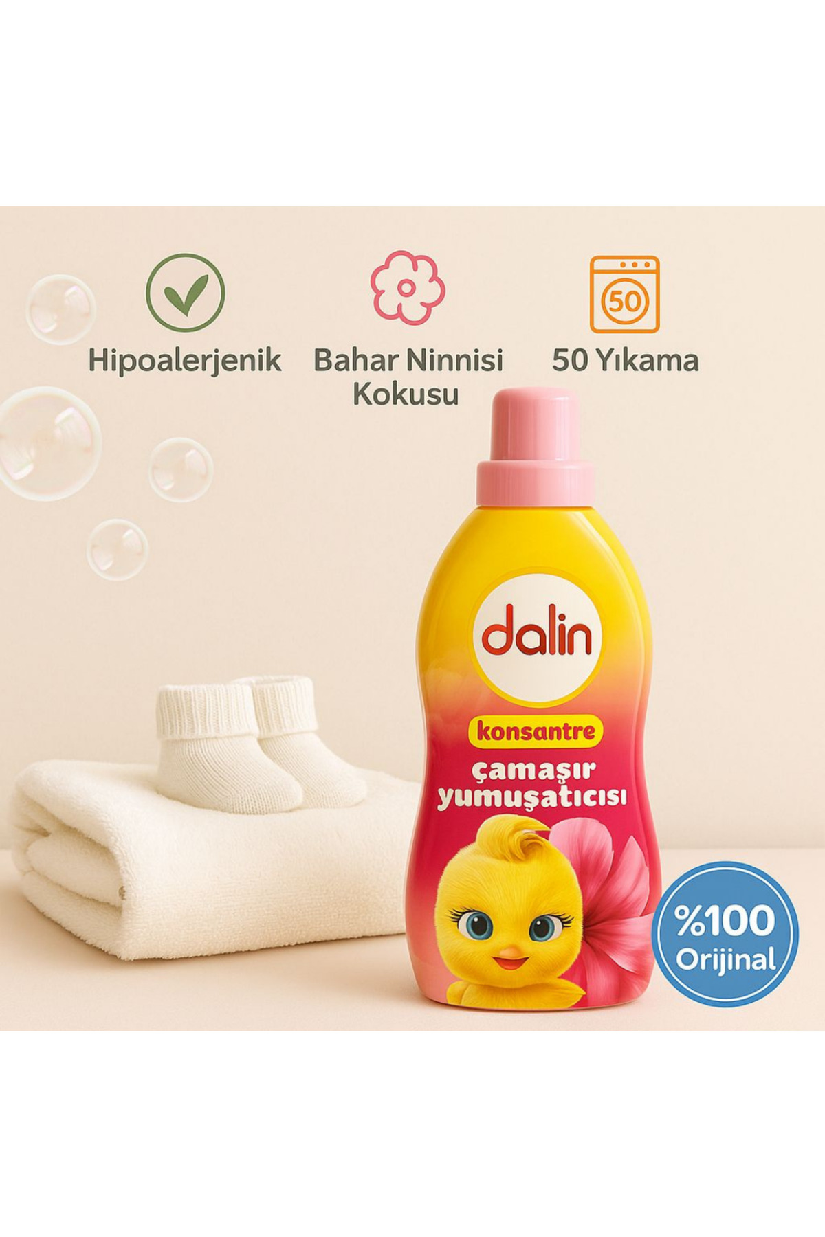 Bahar Ninnisi Bebek Konsantre Çamaşır Yumuşatıcı 1200 Ml