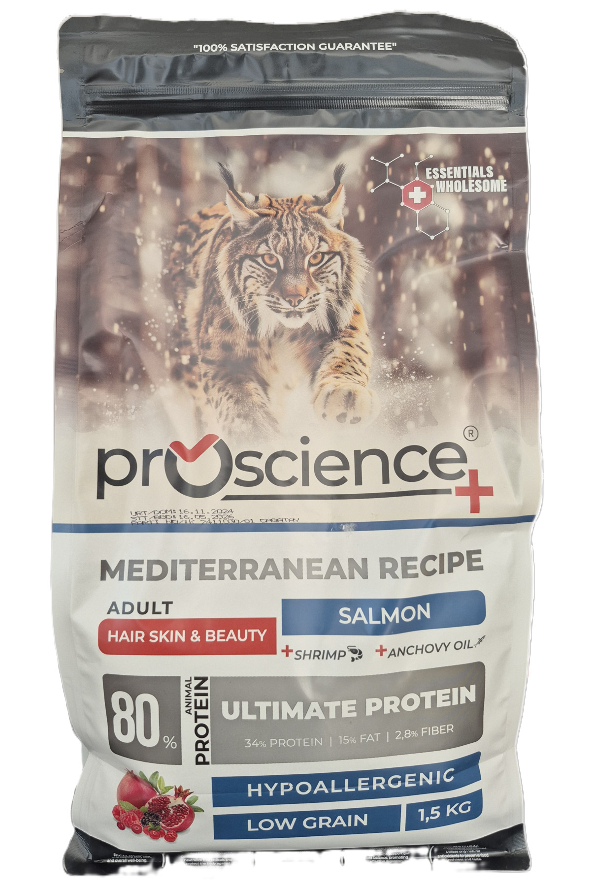 ProScience Somonlu Yetişkin Kedi Maması 1,5 kg
