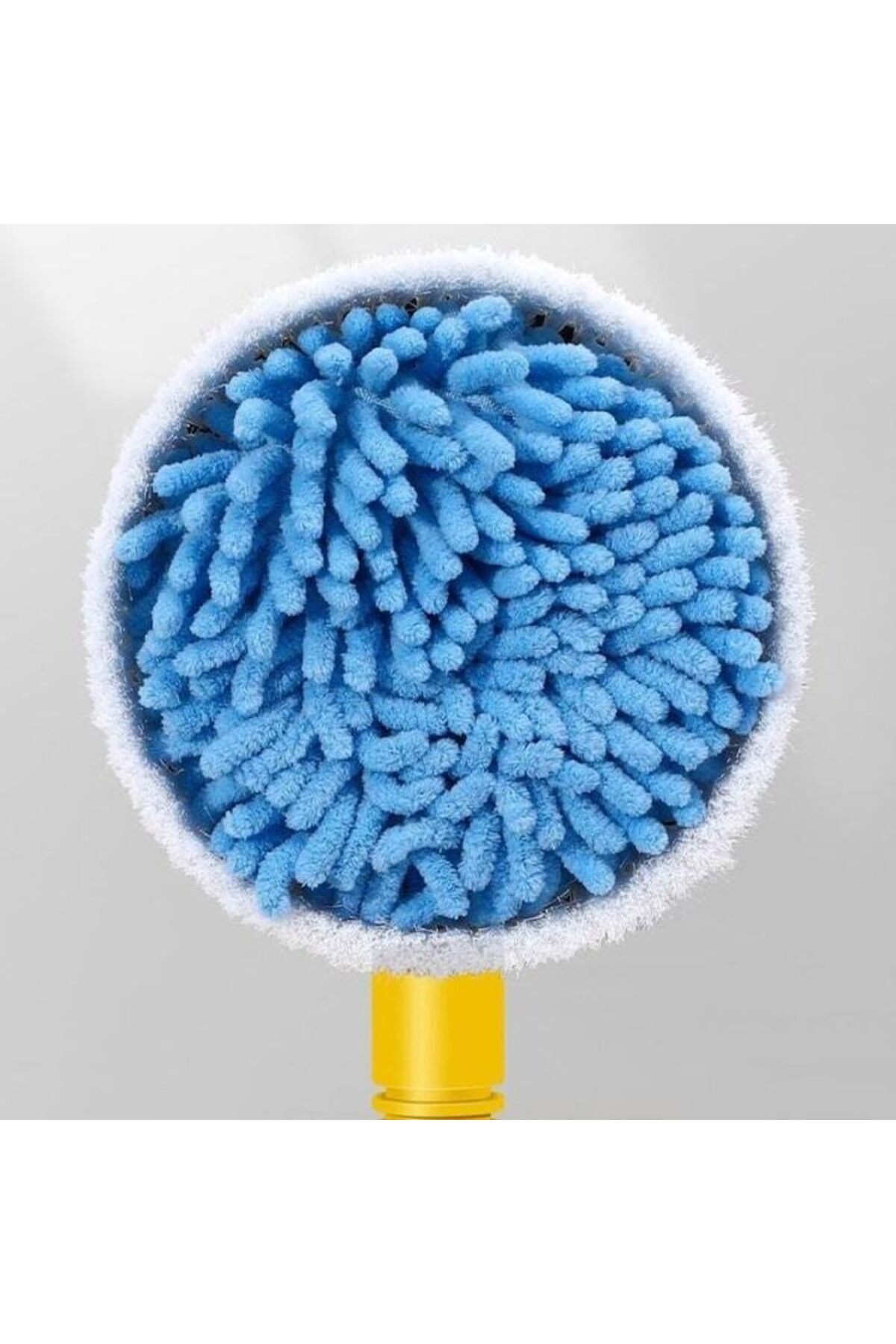 OEM-Car Rotary Brush, 2 in 1, With Foam Container, Water Jet, Extendable Handle, Hose Connection, Yellow 6