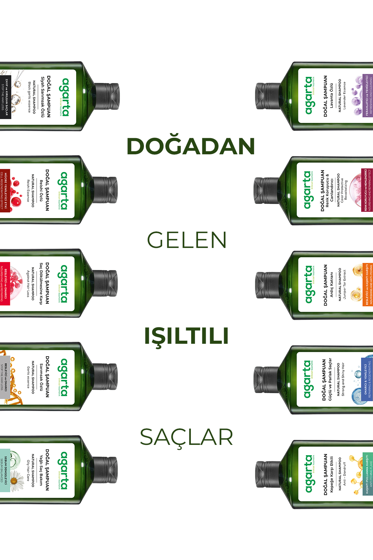 2 Adet Yağlı Saçlar Için Arındırıcı Tuzsuz Şampuan 400 ml — Yglı-Smp — تصویر 3 از 3