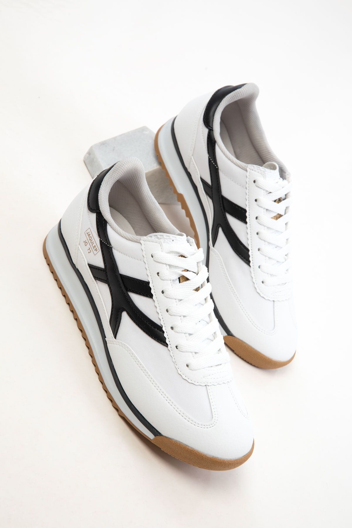 SOHO-White-Black Women's Sneaker 20761 3