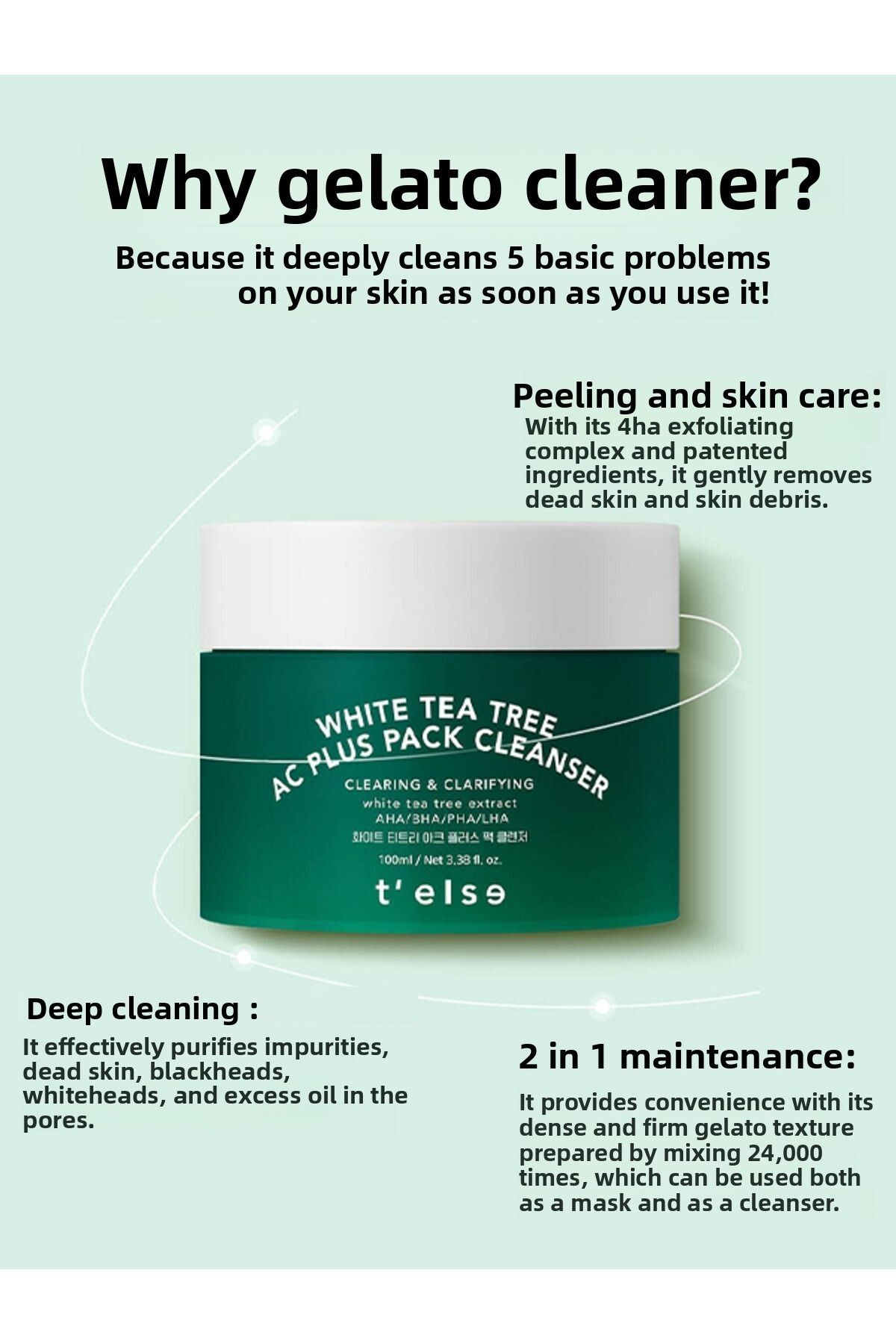 T'else-Korean Beauty Ac Plus Pack Cleansing Balm 100ml |   Against the Red Mountains and the Siga Points 3