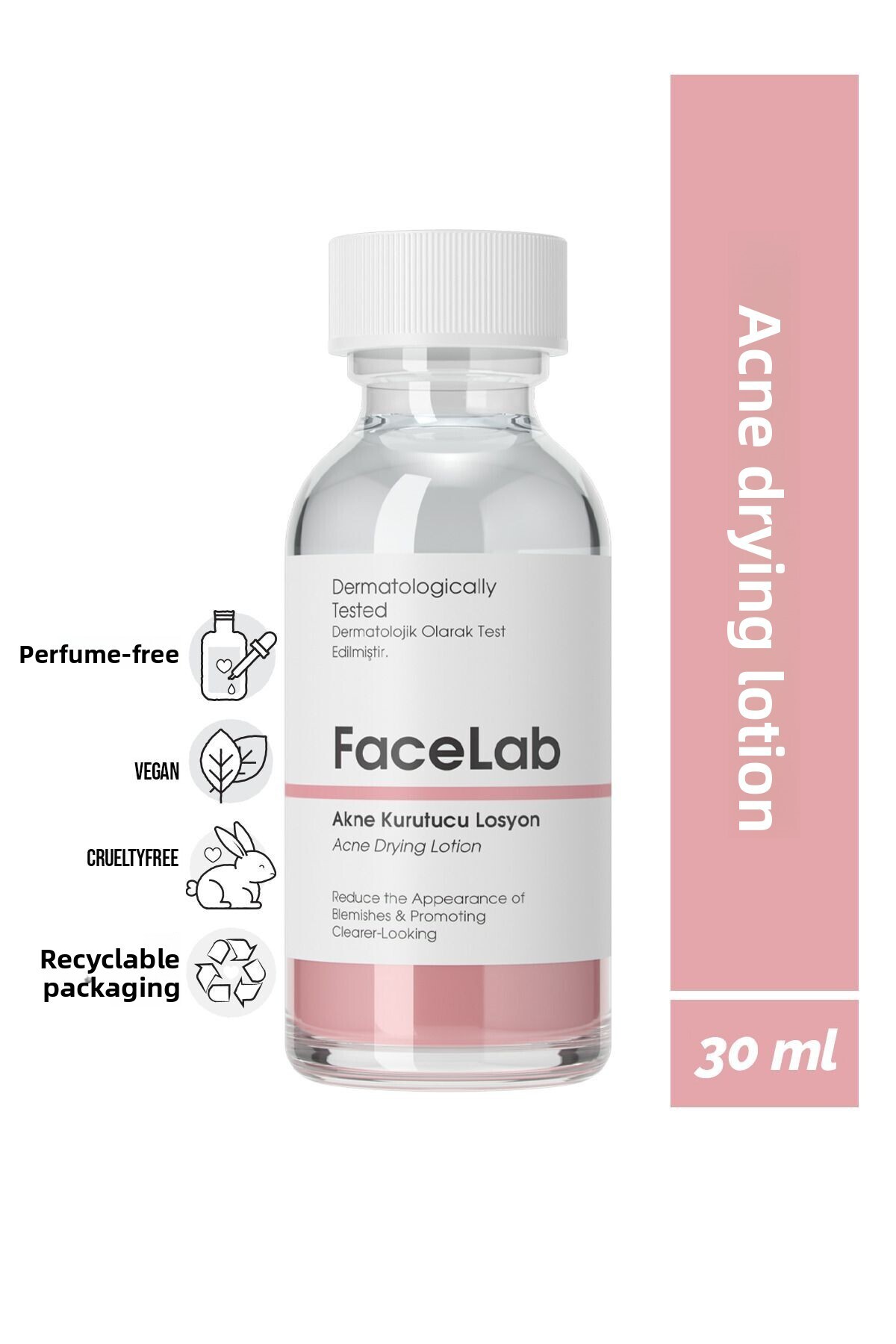 FaceLab-30ml Acne Dryer - Pimple, Sebum Balancing and Redness Remover 1